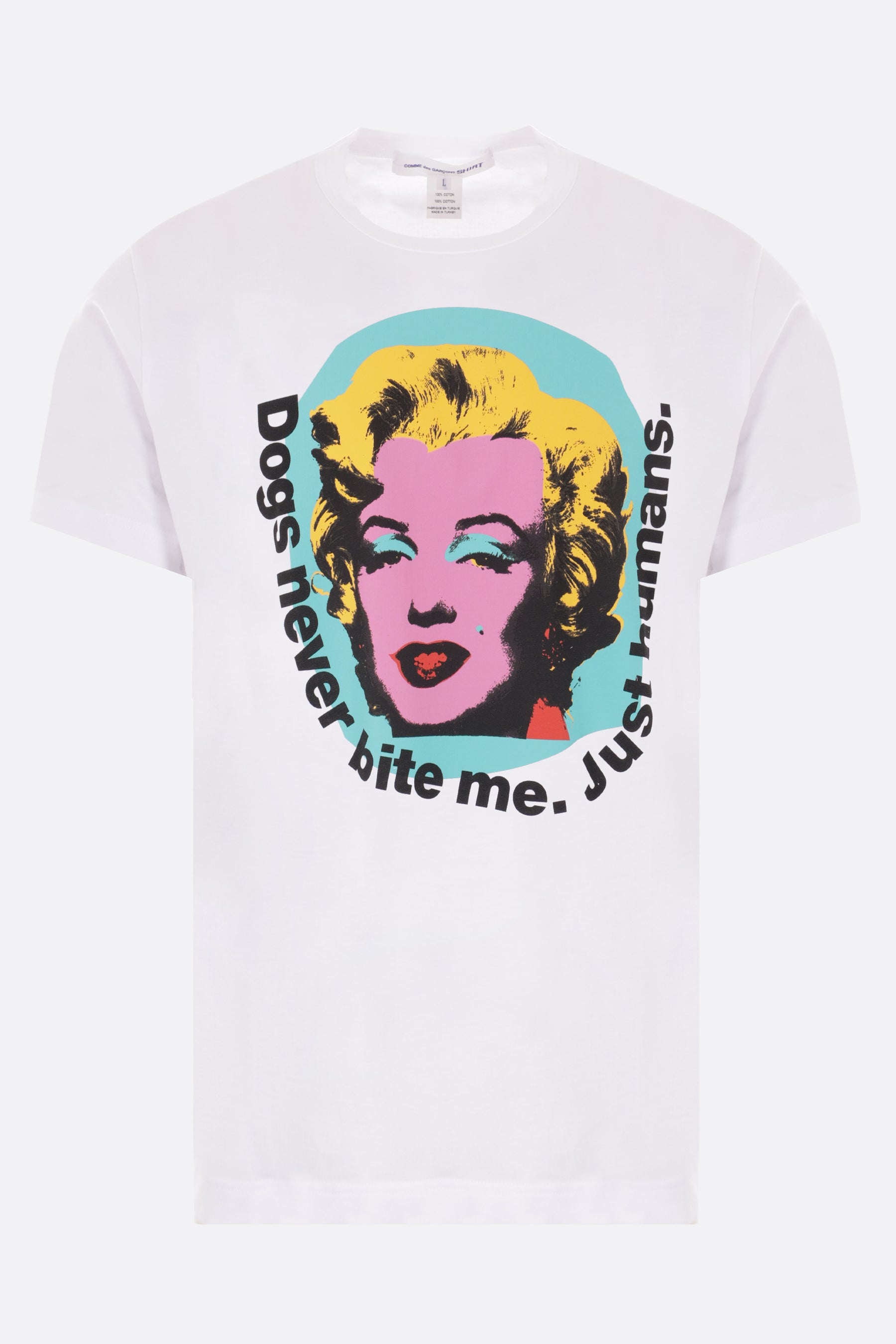t-shirt in cotone stampa Andy Warhol - Marilyn Monroe