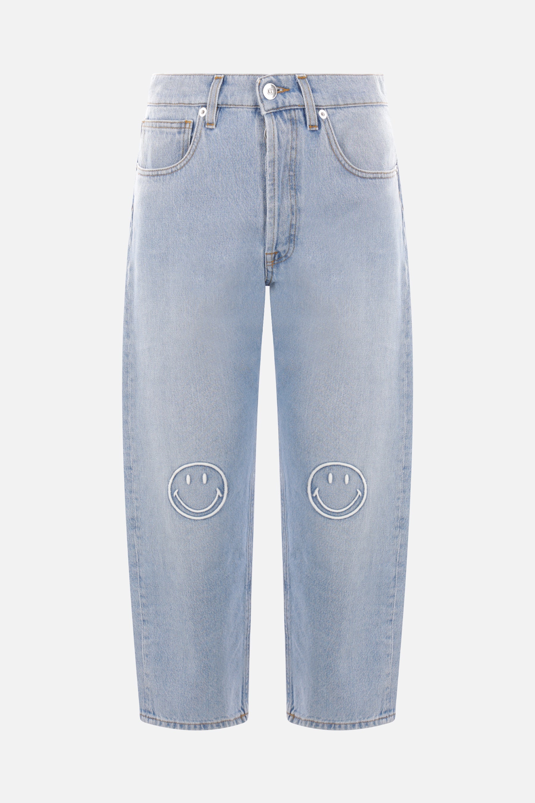 Outline denim cropped jeans