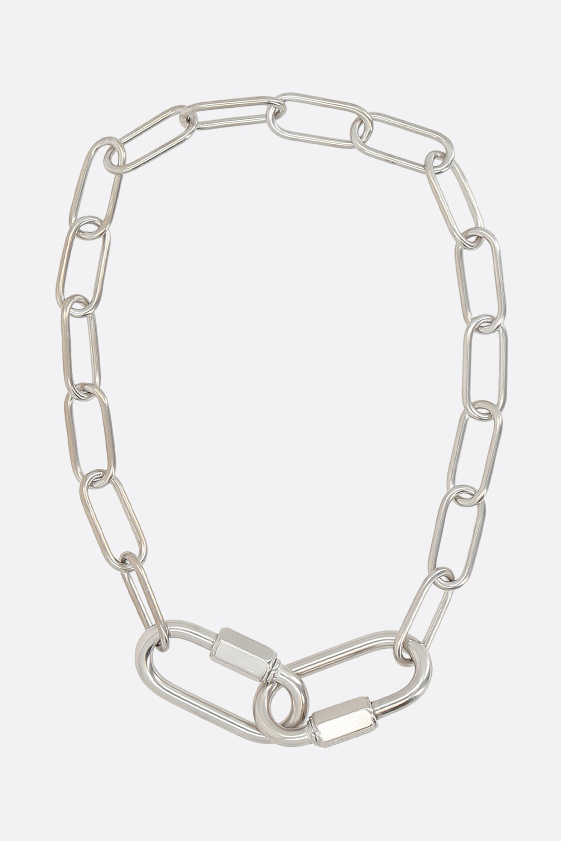 chain necklace with carabiner
