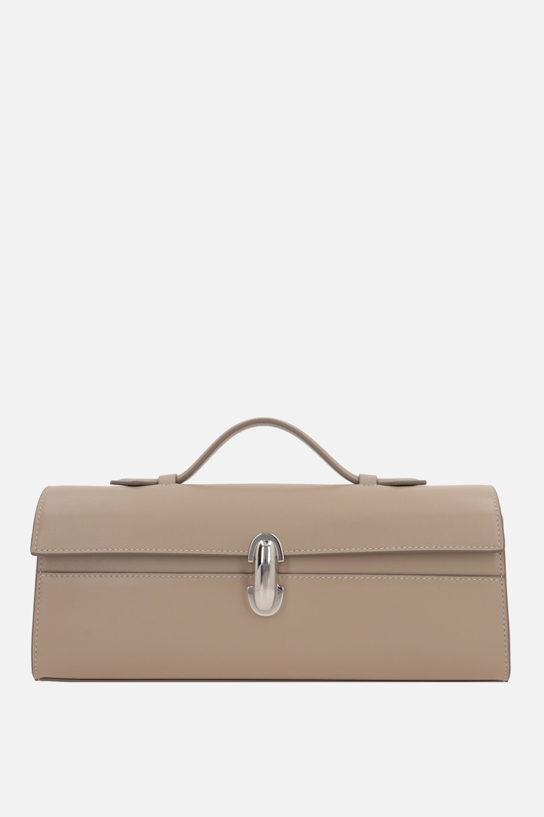 Slim Symmetry Pochette smooth leather handbag