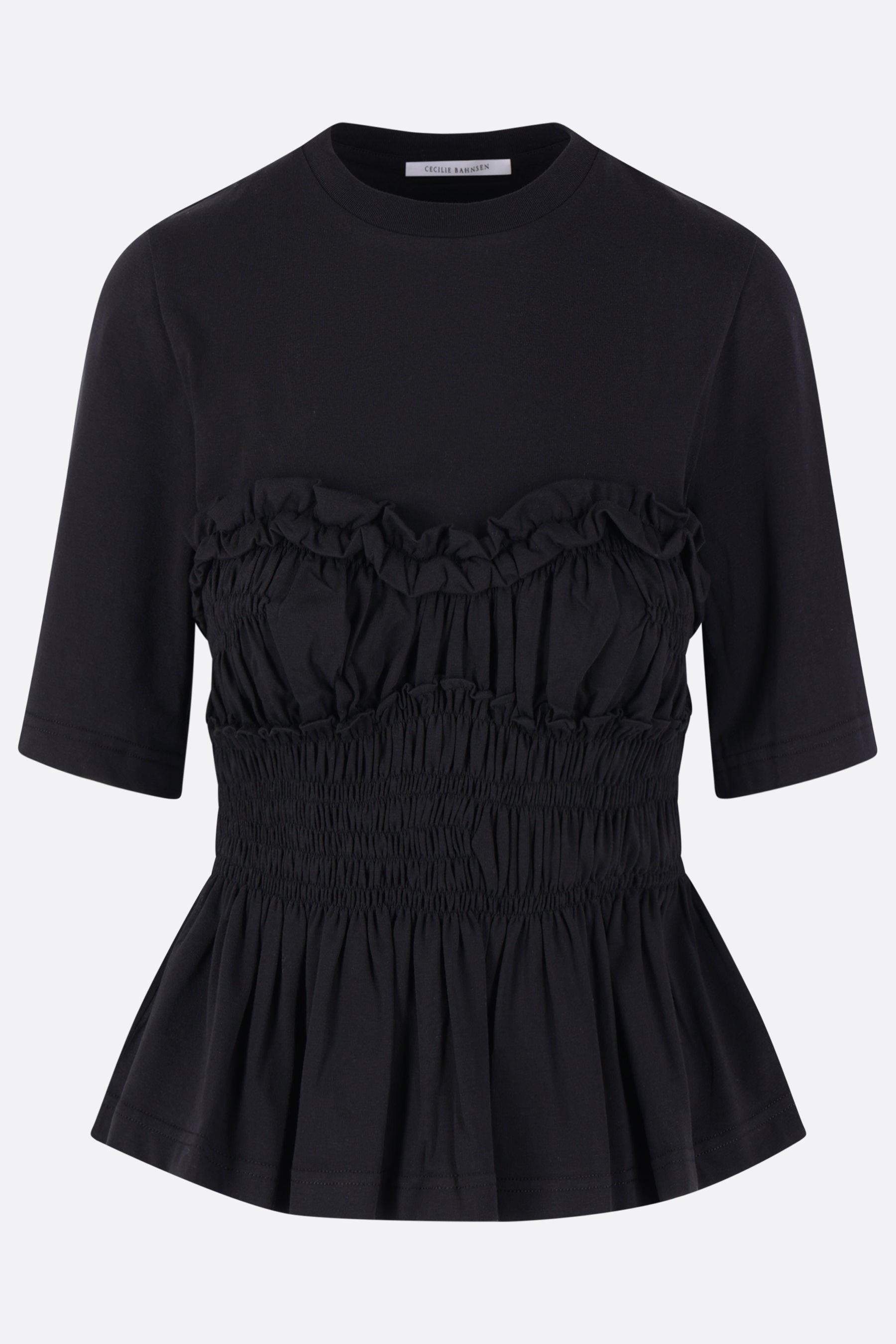 CECILIE BAHNSEN-Topwear-T-shirts-BLACK – 10corsocomo