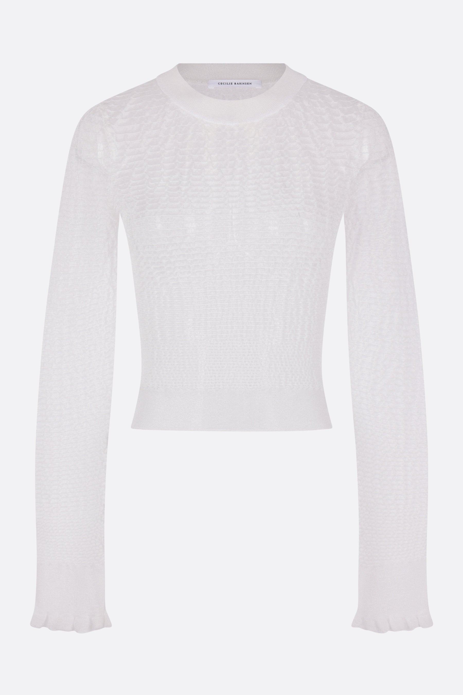 CECILIE BAHNSEN-Topwear-Tops and tank tops-WHITE – 10corsocomo