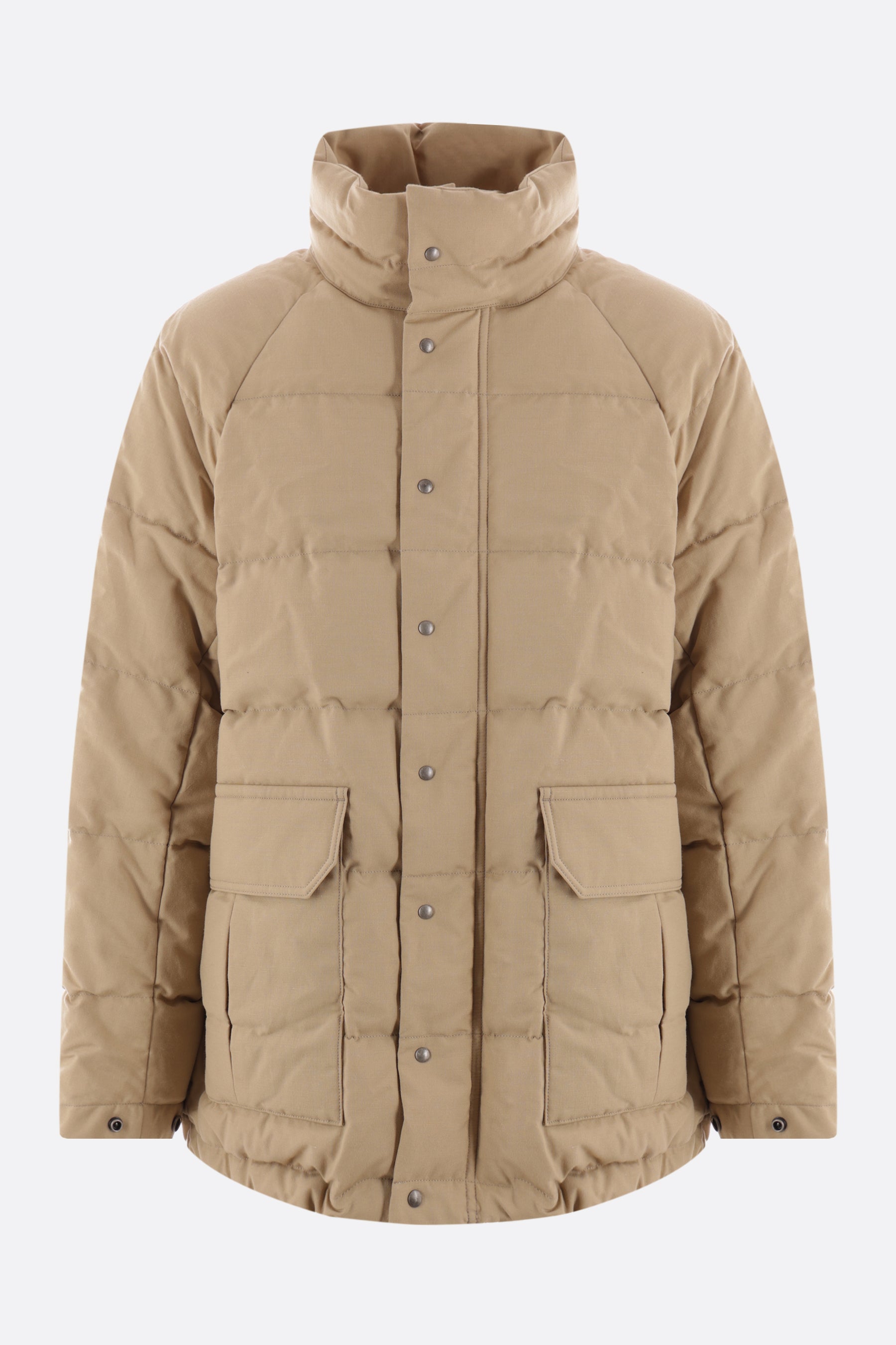 Ulmer wool and linen down jacket