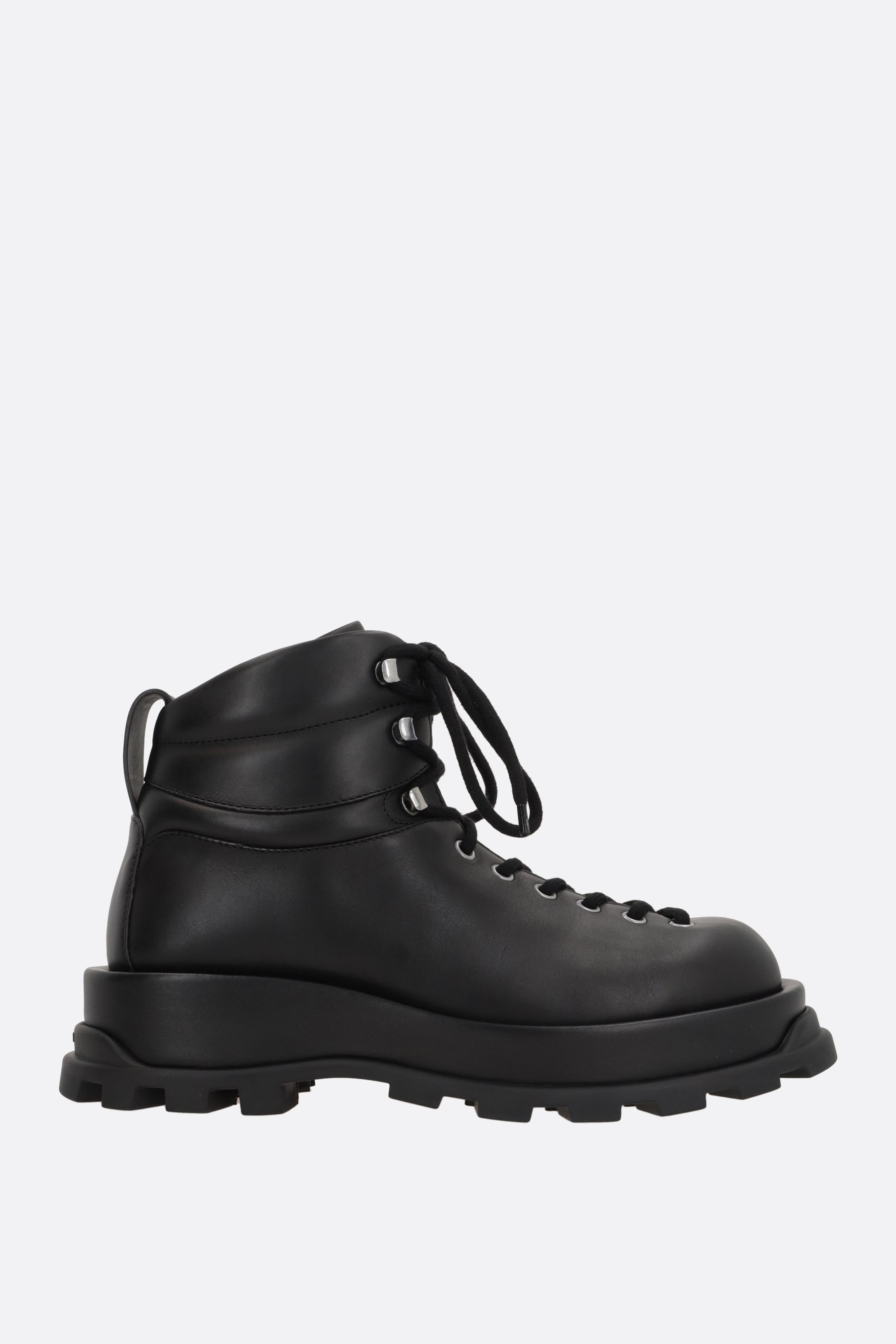 Off white fashion leather hiking boots