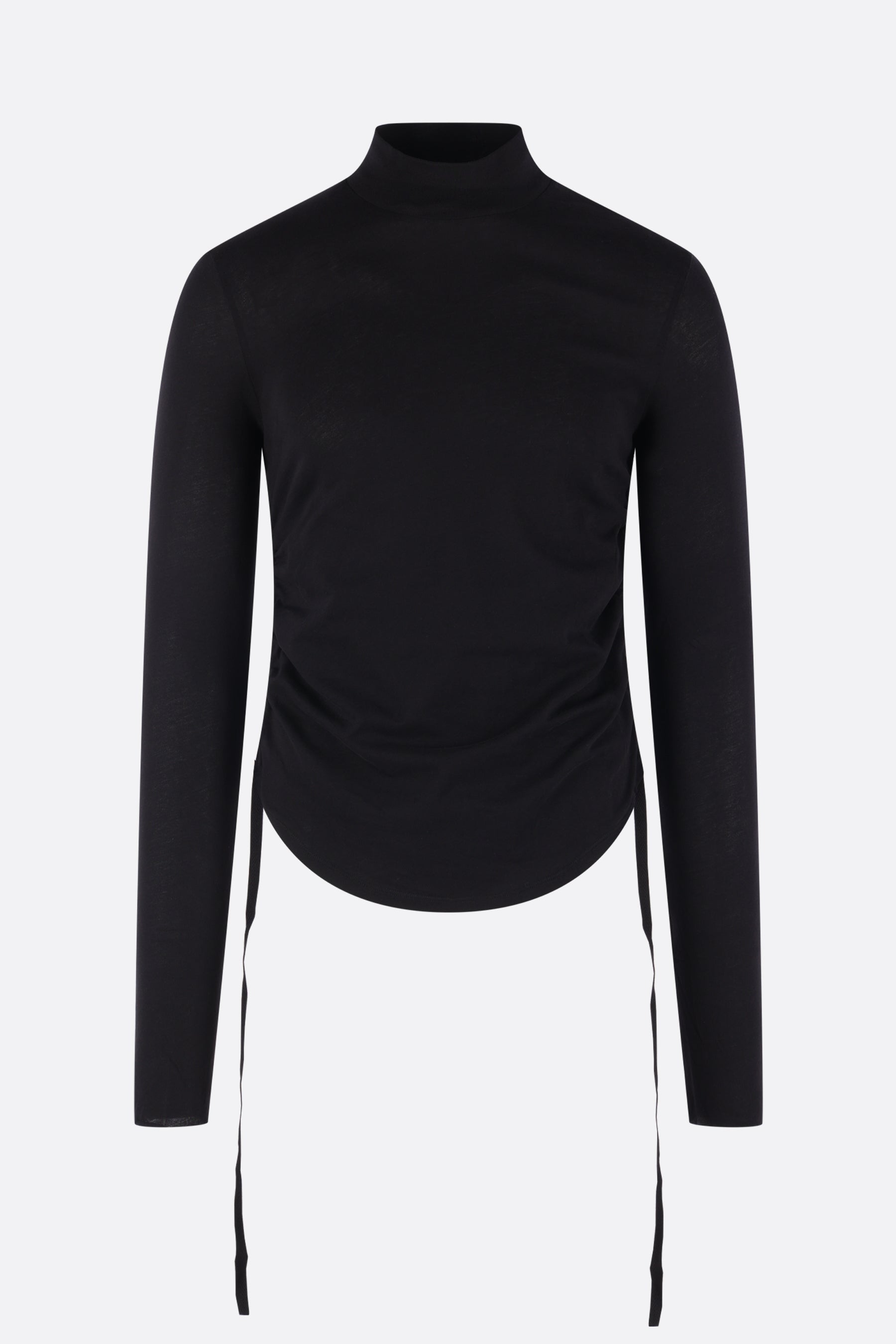 トップス Ann Demeulemeester funnel neck long T ANN DEMEULEMEESTER-Topwear-T-shirts-FA206099 – 10corsocomo