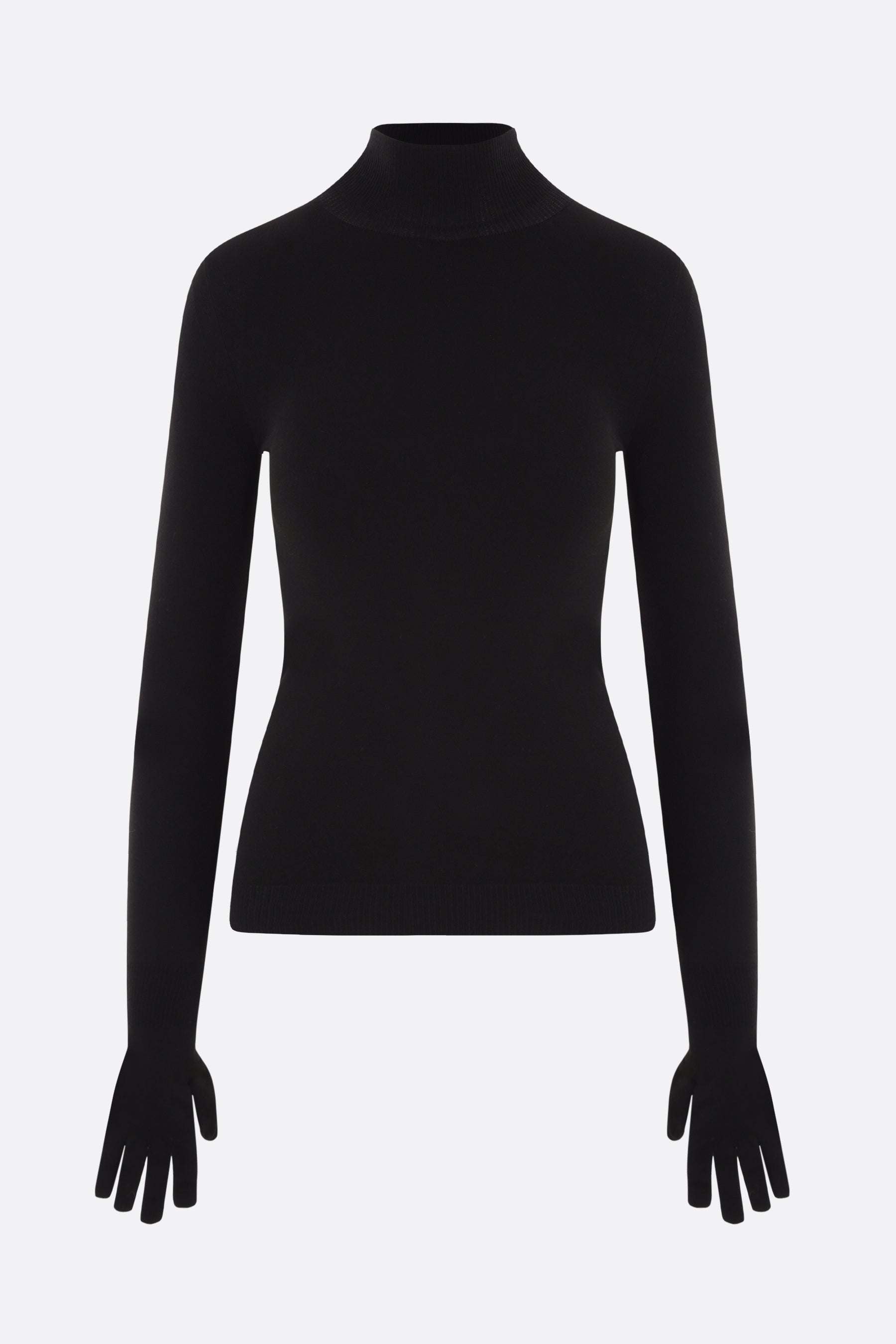 Wolford roll-neck jumper dress - GenesinlifeShops NZ - Leggings with logo  Balenciaga