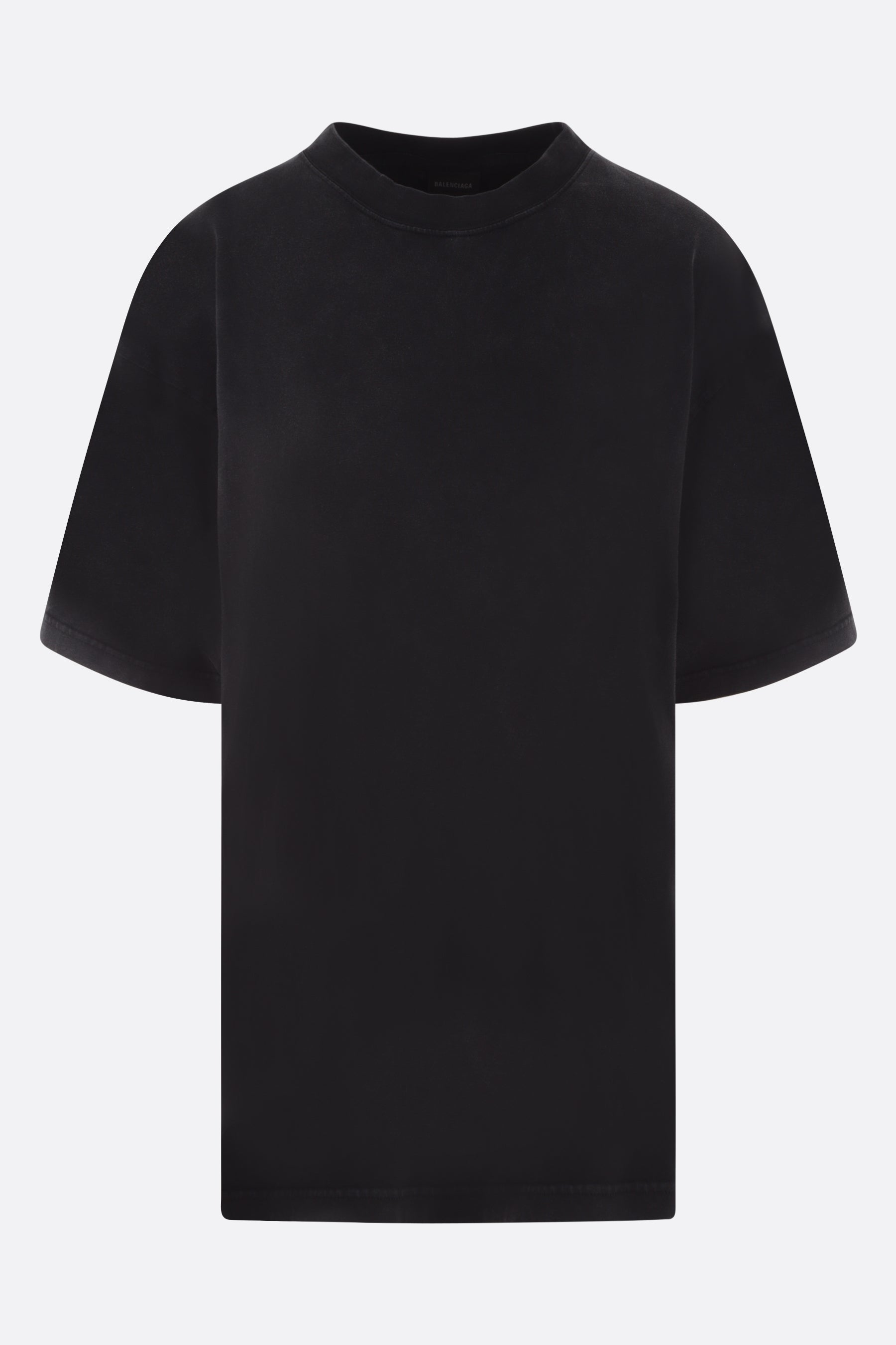 Balenciaga Black oversize T-shirt with logo