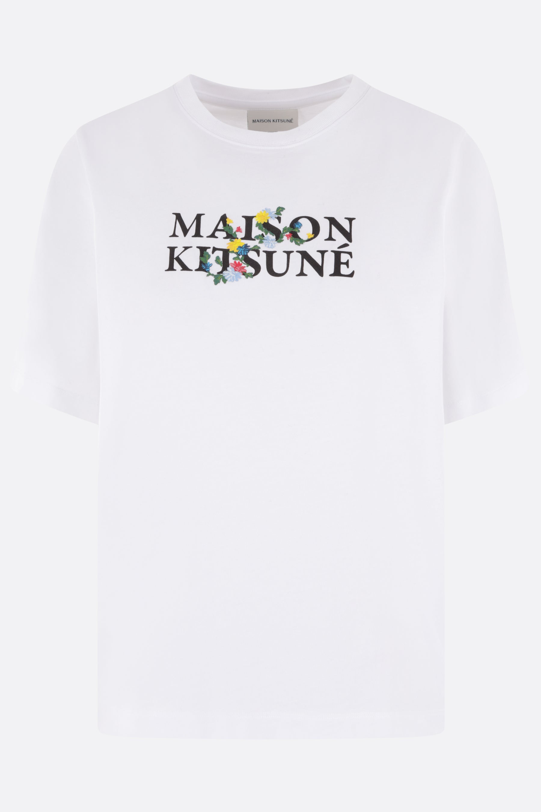 Maison Kitsuné Flowers cotton t-shirt