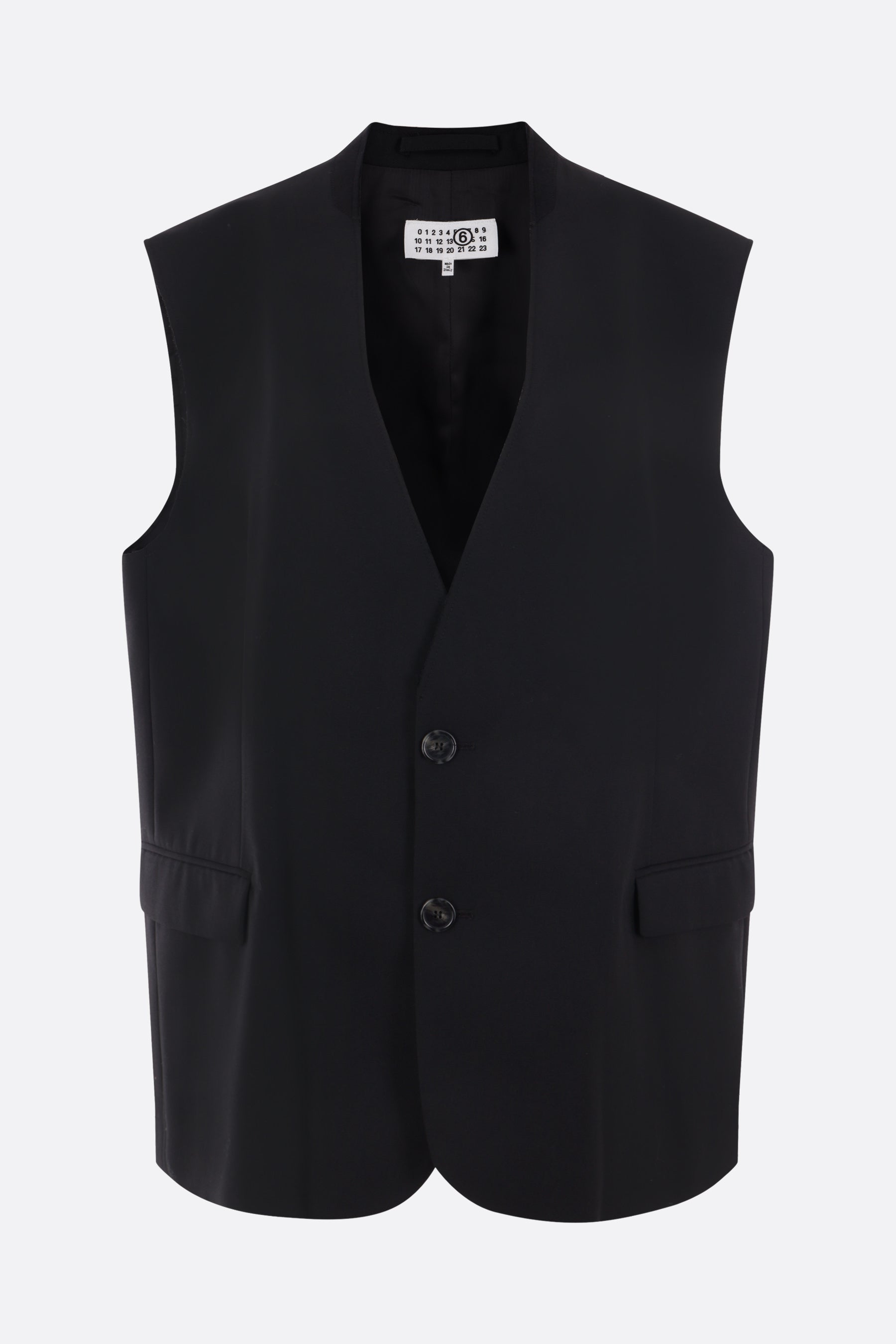 single-breasted twill oversized vest – 10corsocomo