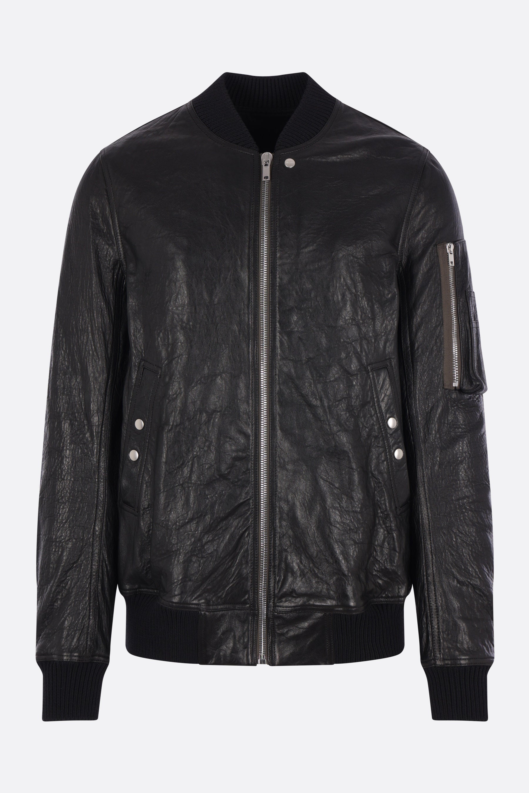Classic Flight bomber jacket in leather