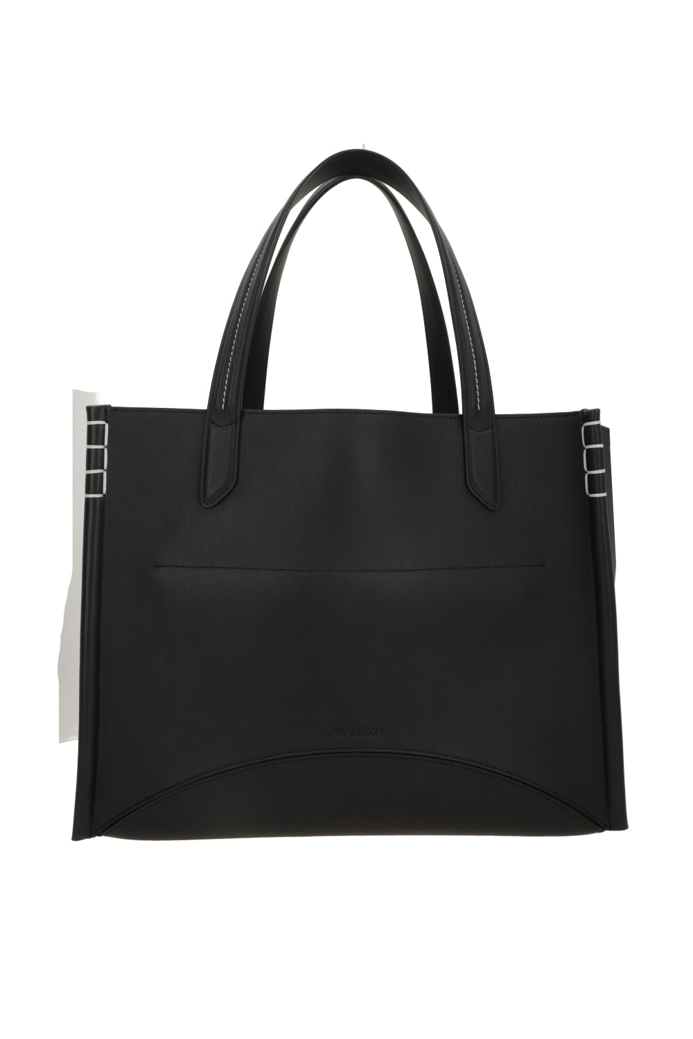 Loafer tote bag in smooth leather
