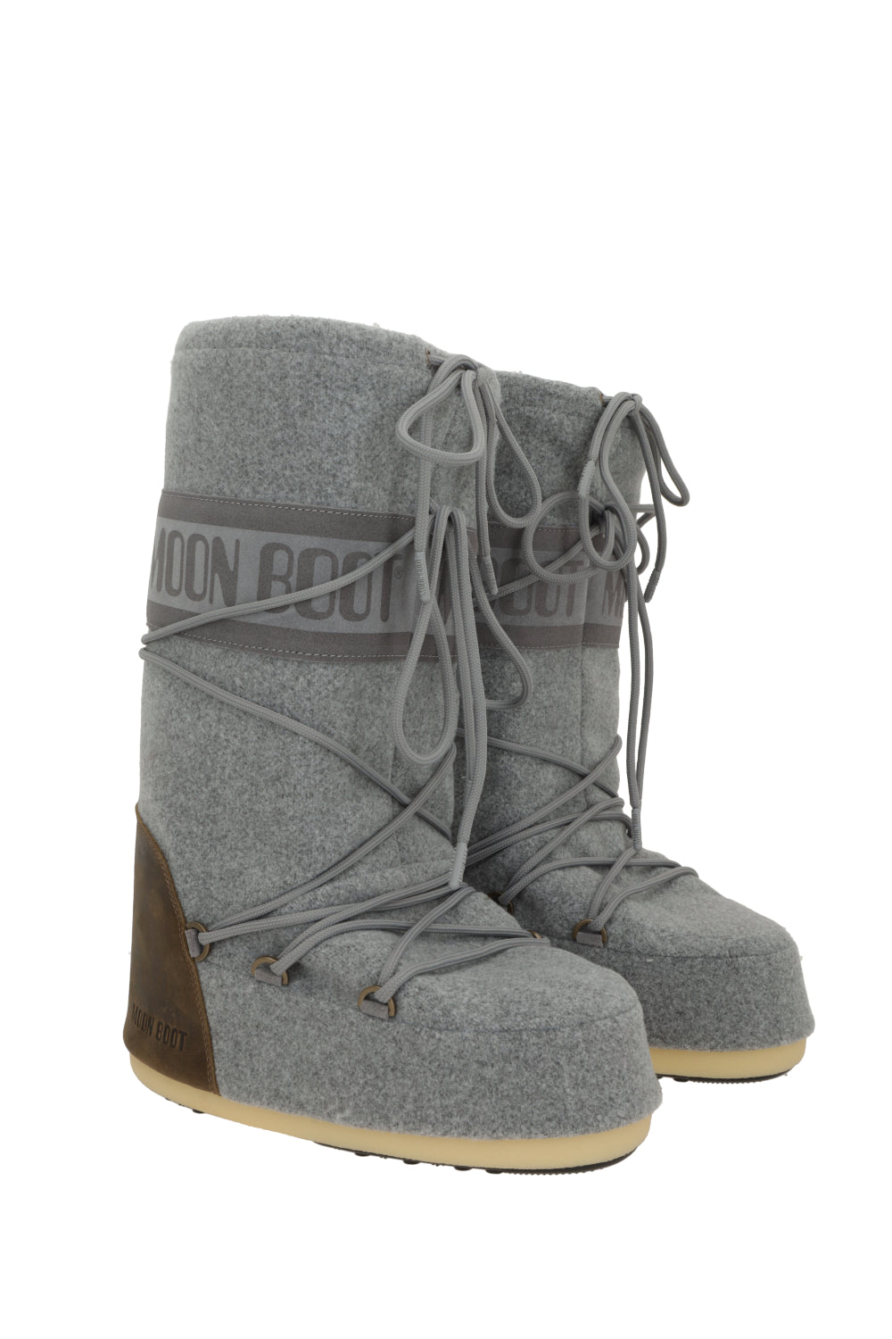 Icon snow boots in felt and nubuck