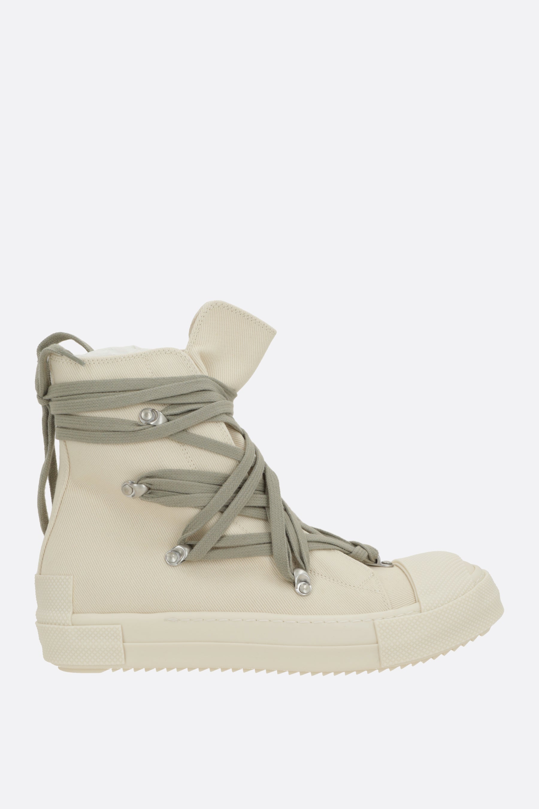 Megalace high-top sneakers in denim