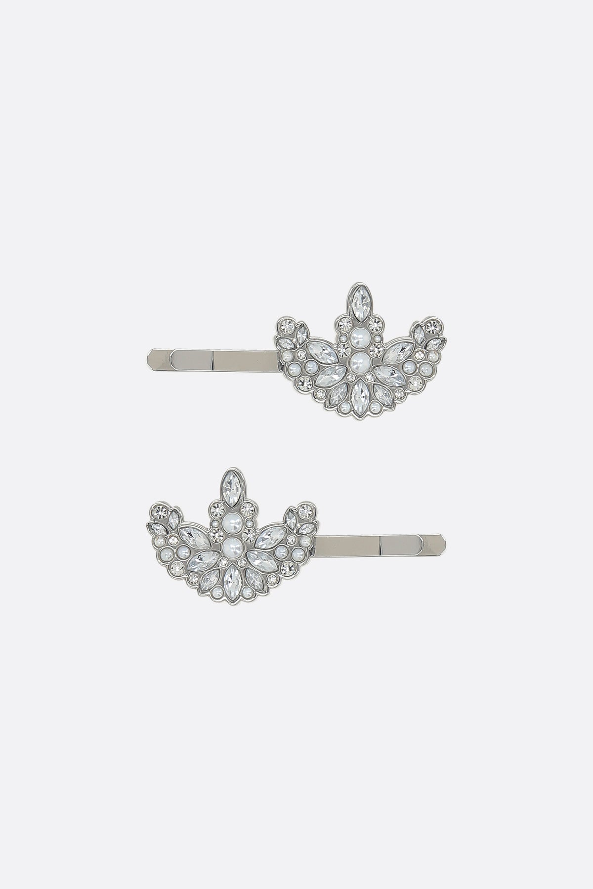 hair clip set in metal
