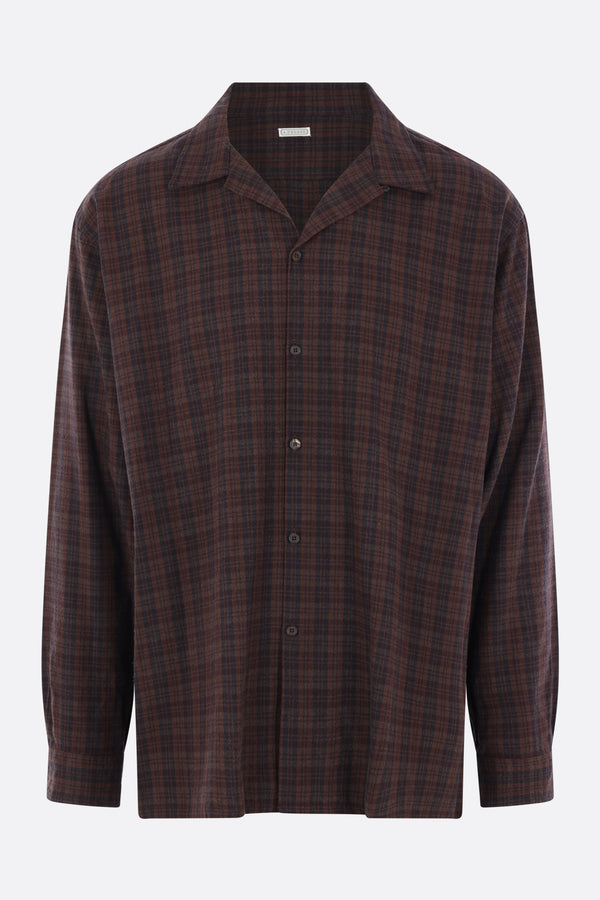 bowling shirt in silk nep