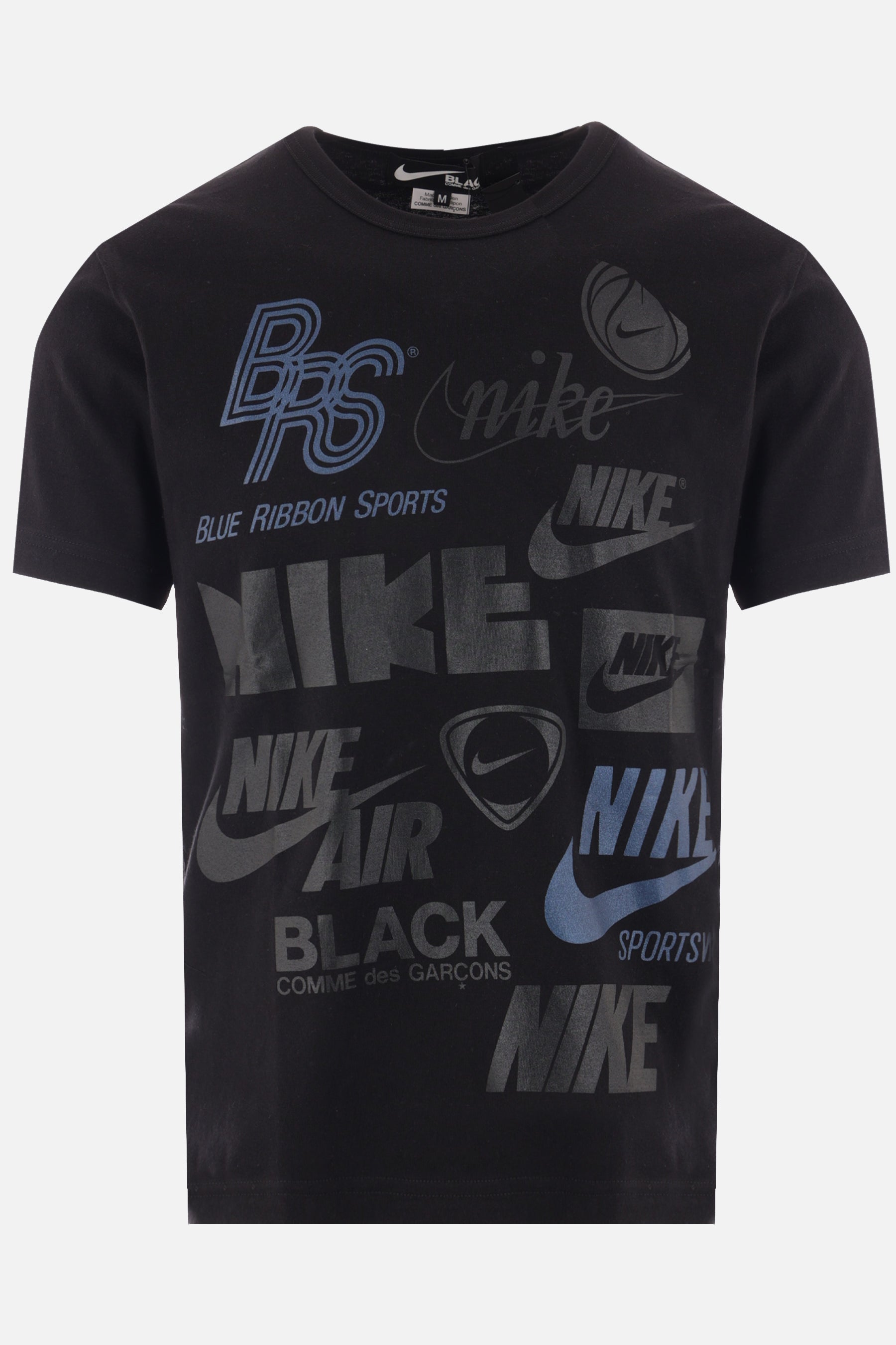 t-shirt in cotone stampa loghi Nike