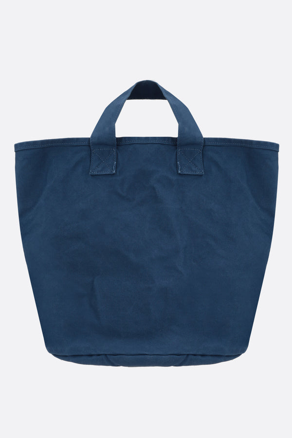 borsa a mano in canvas crinkled
