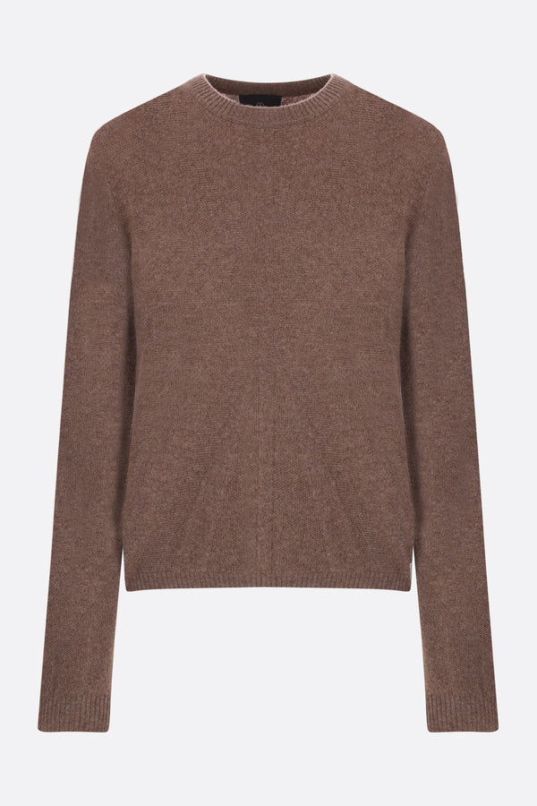 Biker wool and cashmere sweater