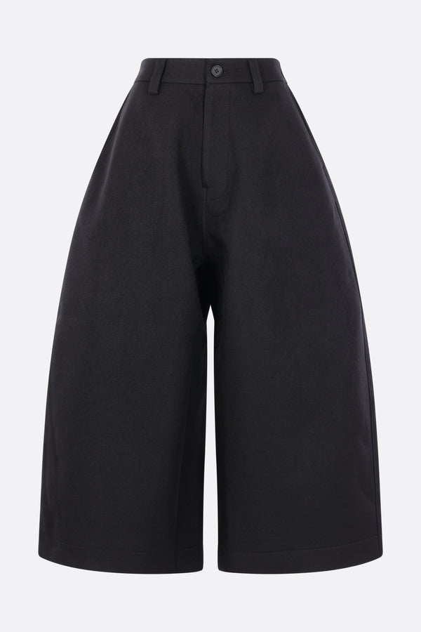 twill culotte trousers
