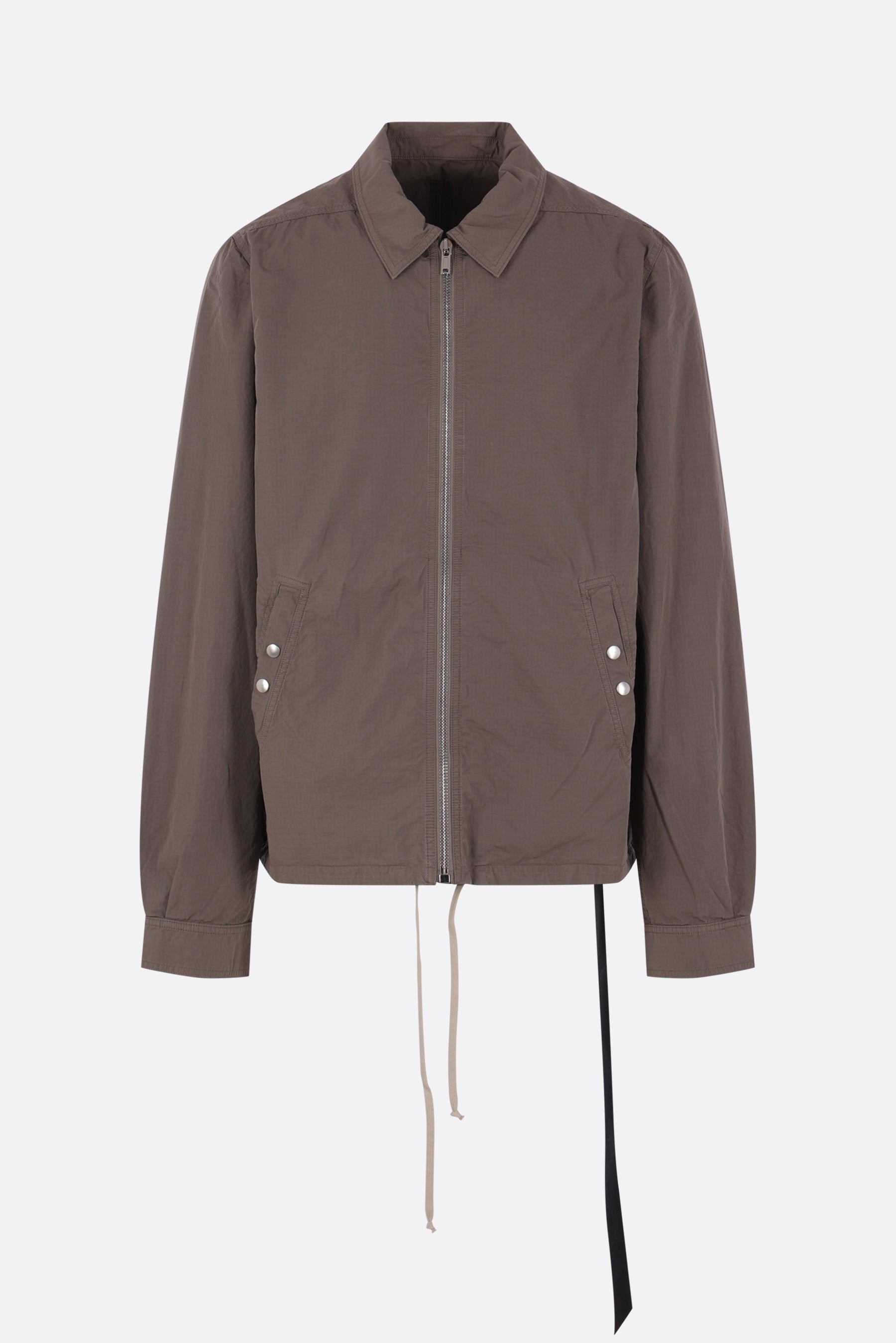 full-zip jacket in ripstop cotton