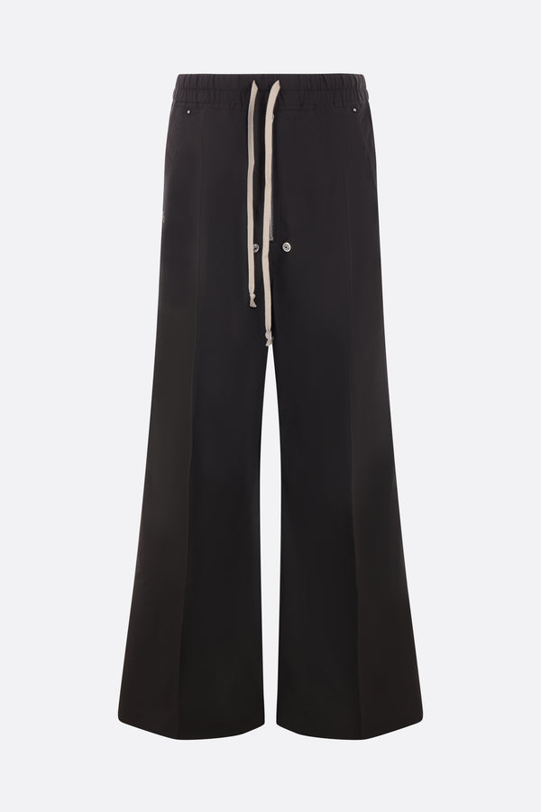 Belas wide-leg technical cotton trousers