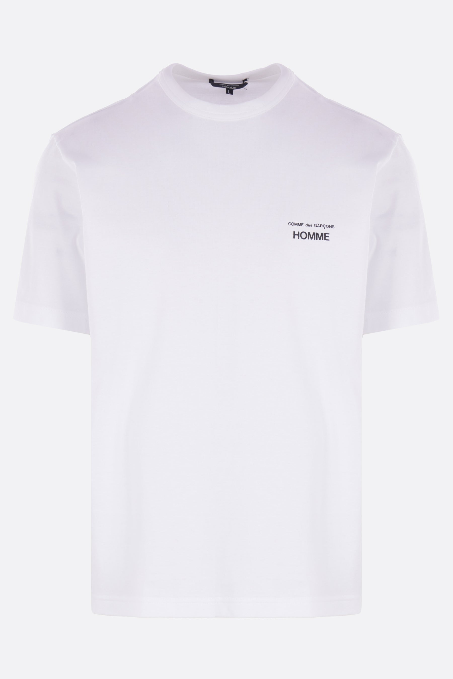 cotton t-shirt with logo print