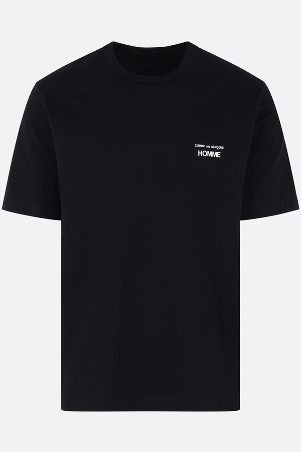 cotton t-shirt with logo print