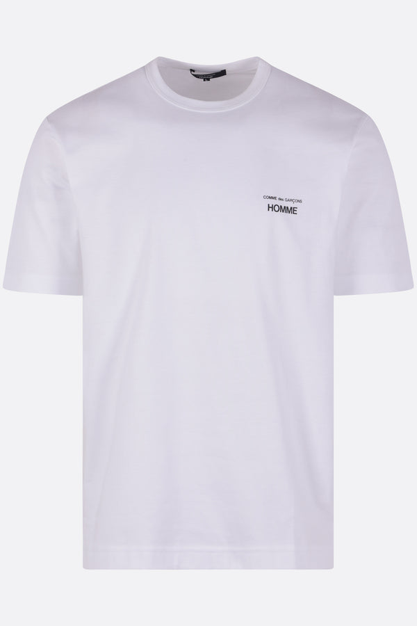 cotton t-shirt with logo print