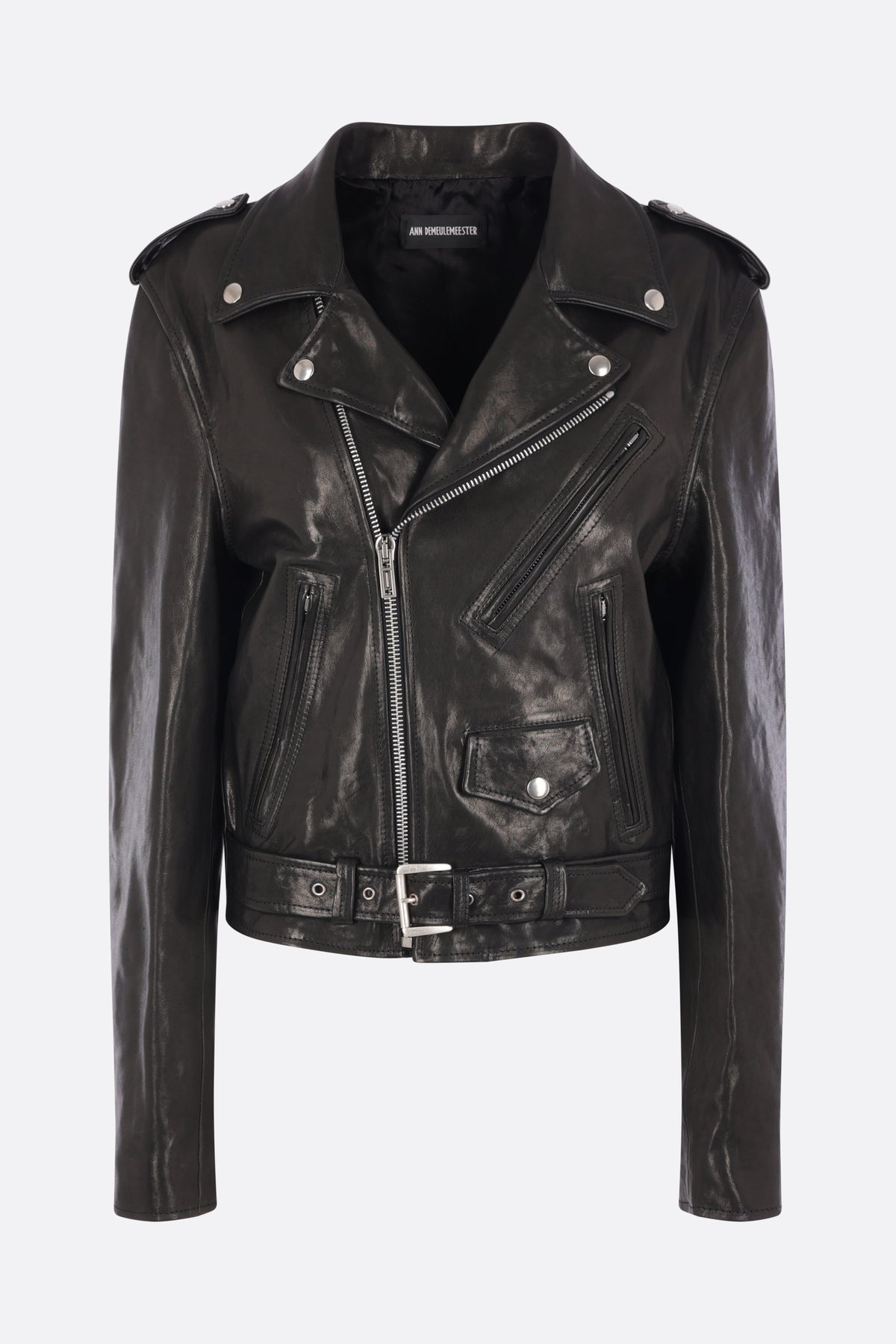 Clarin biker jacket in leather