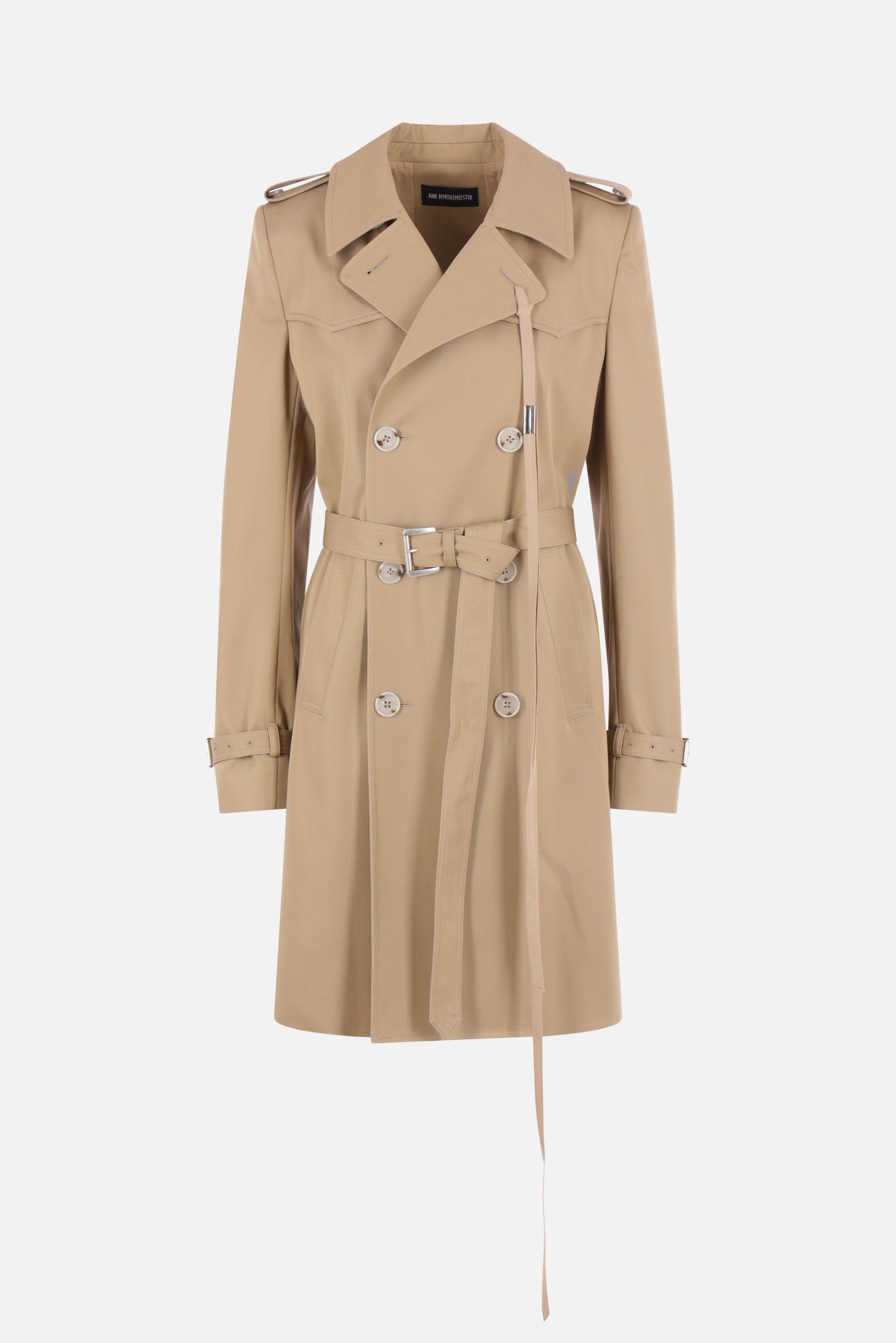 Eda double-breasted trench coat in gabardine