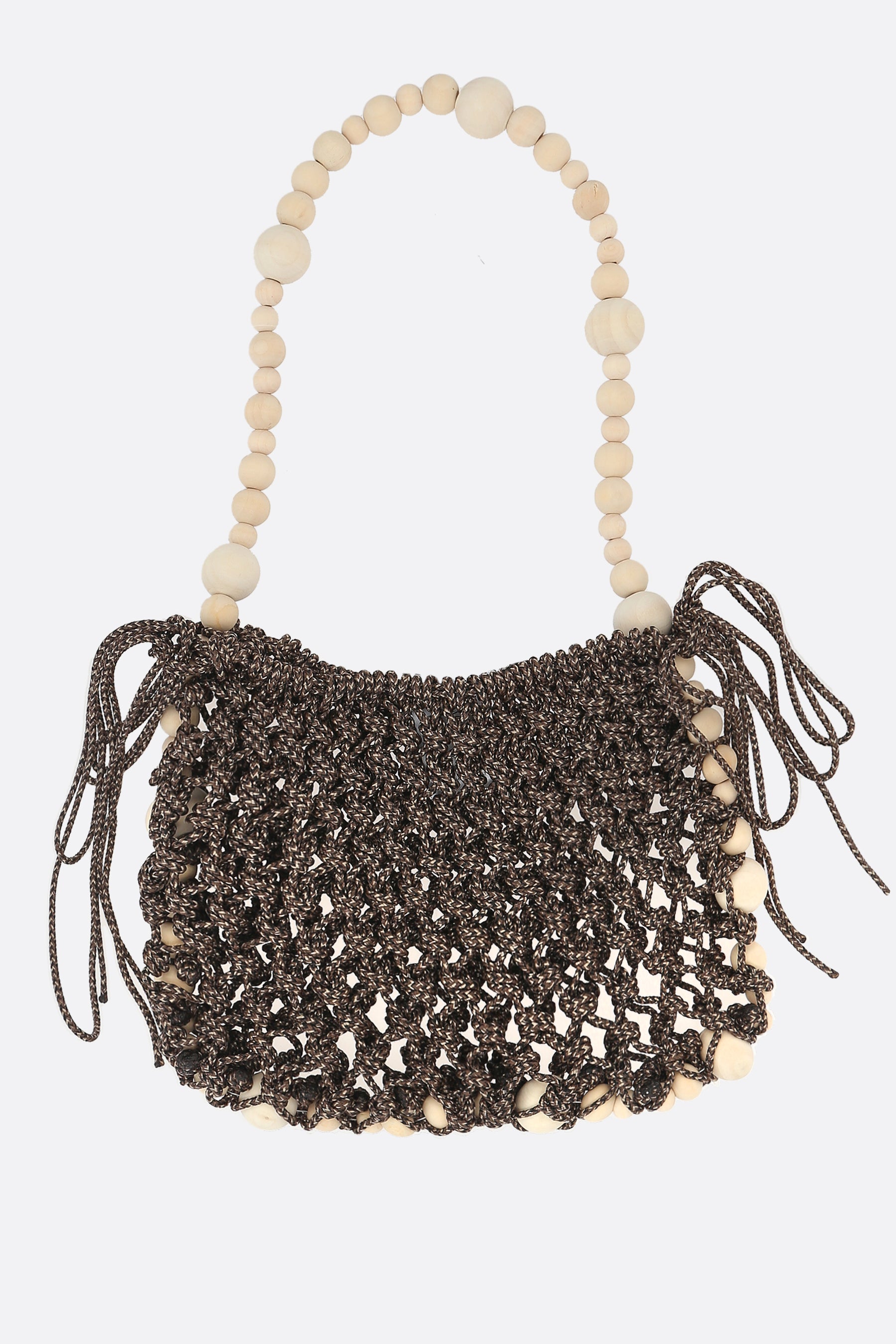 Perla mini nylon cord shoulder bag