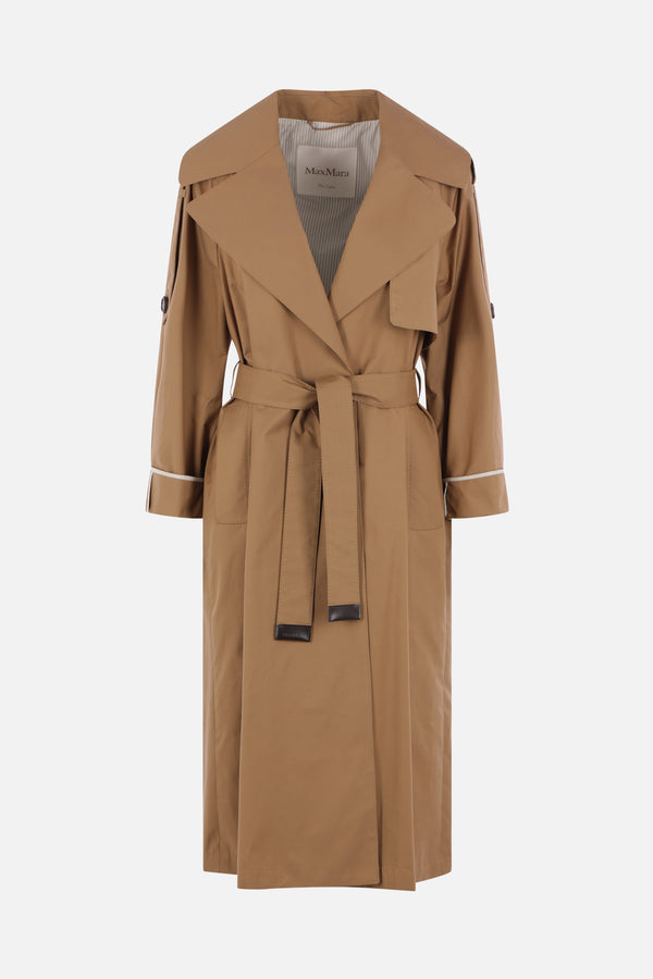 MTCU wrap trench coat in twill