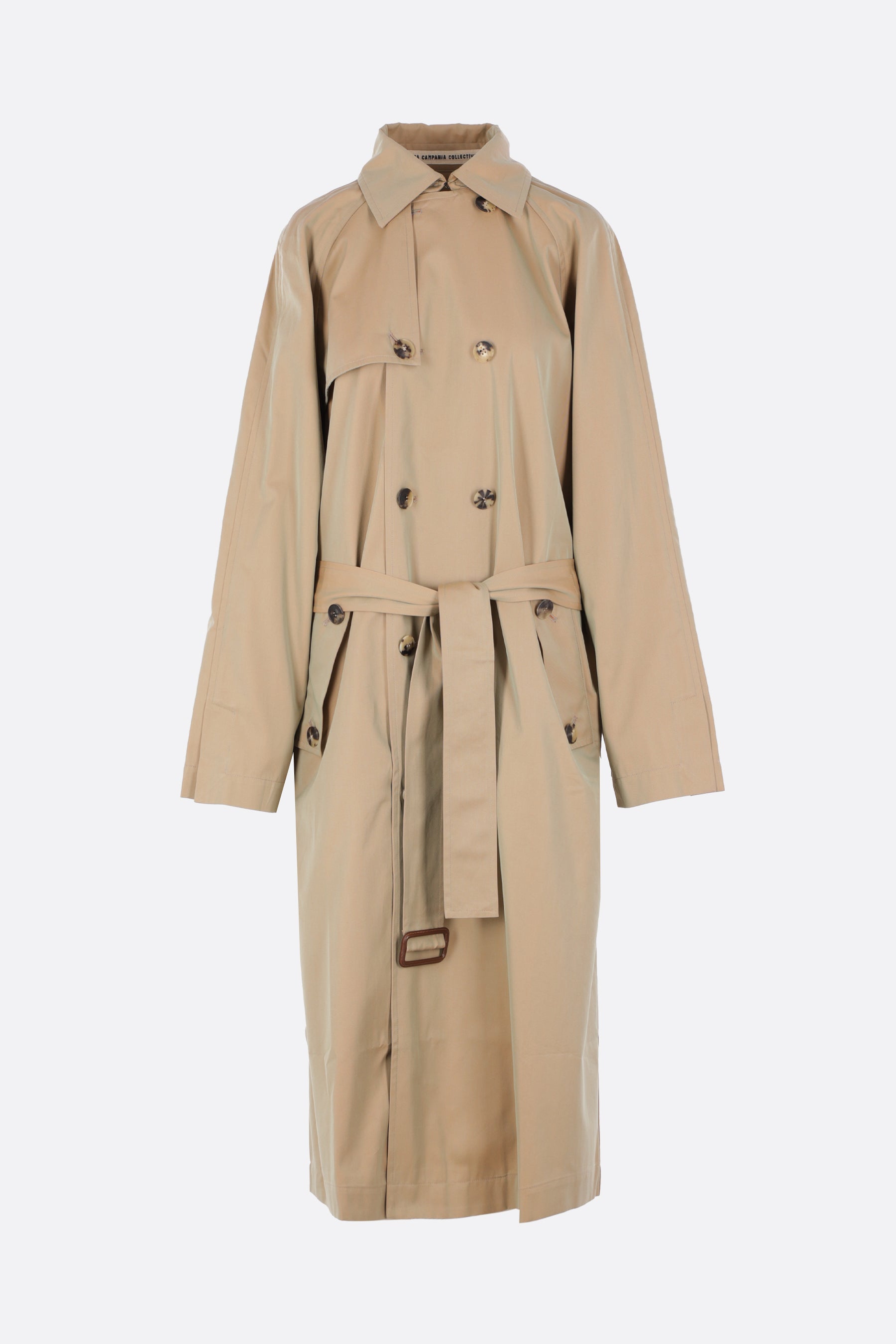 Jasper double-breasted trench coat in twill