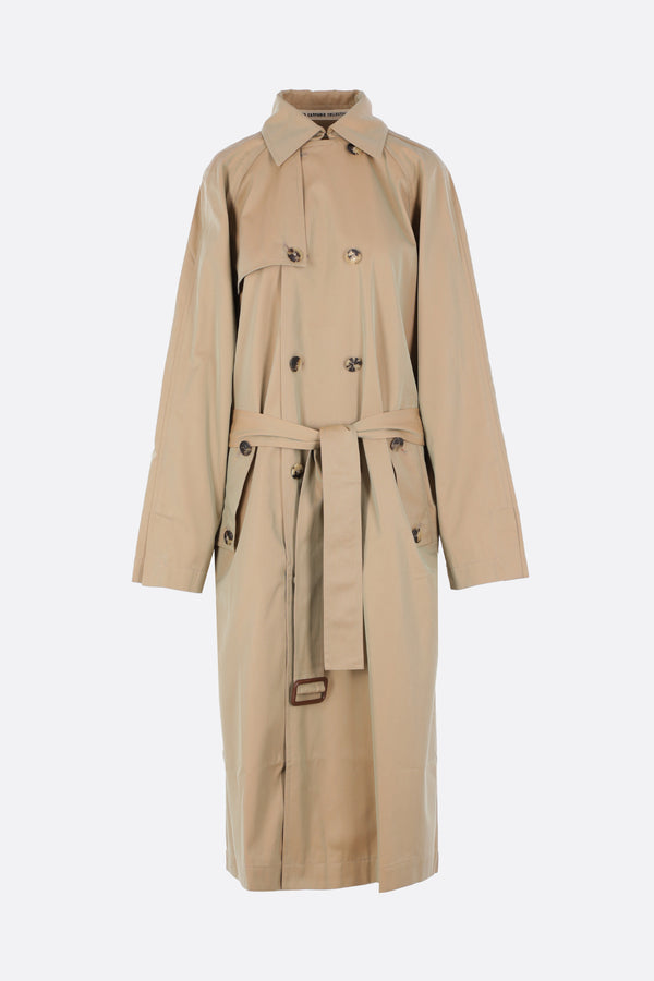 Jasper double-breasted trench coat in twill