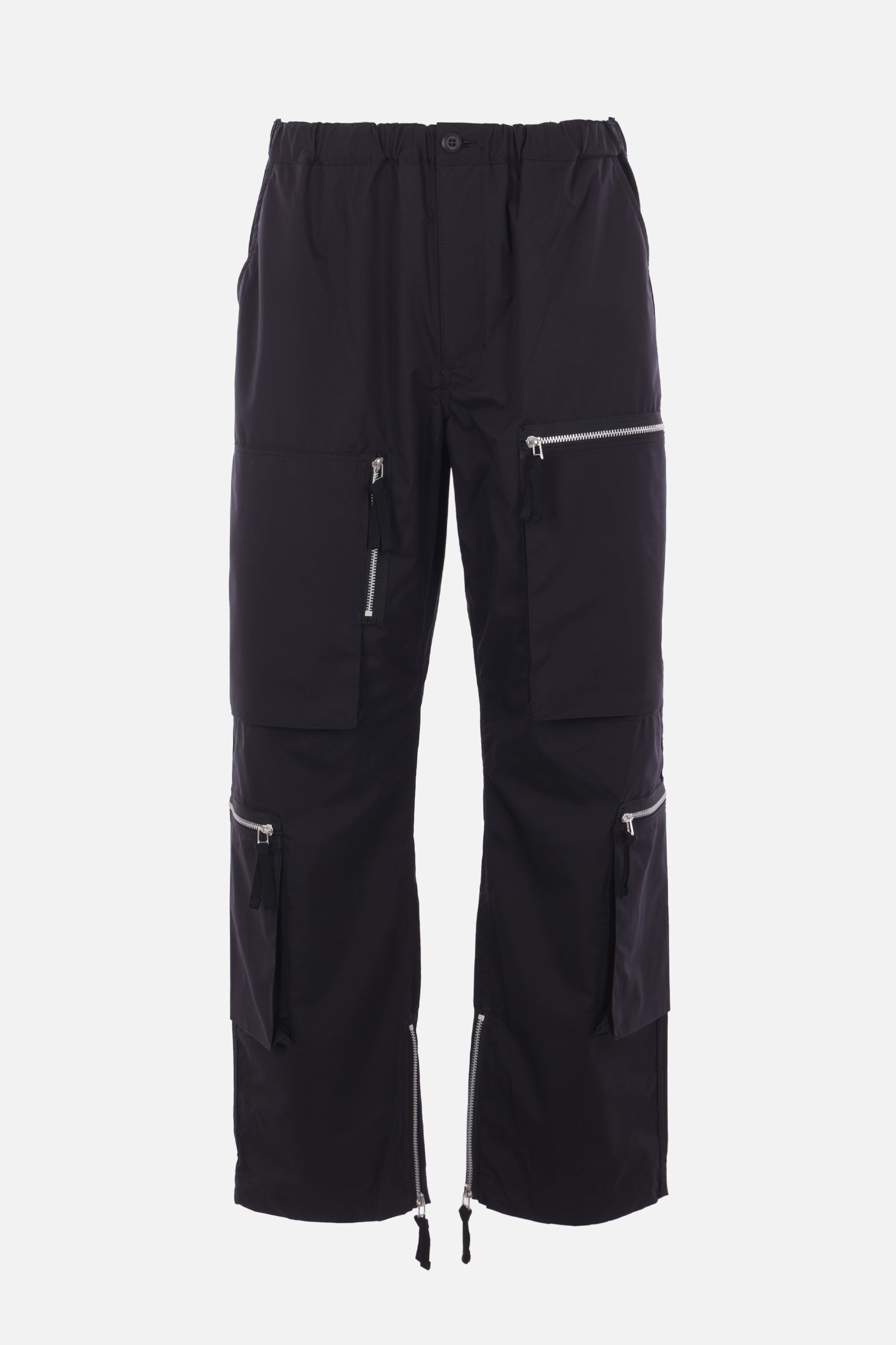 nylon cargo trousers