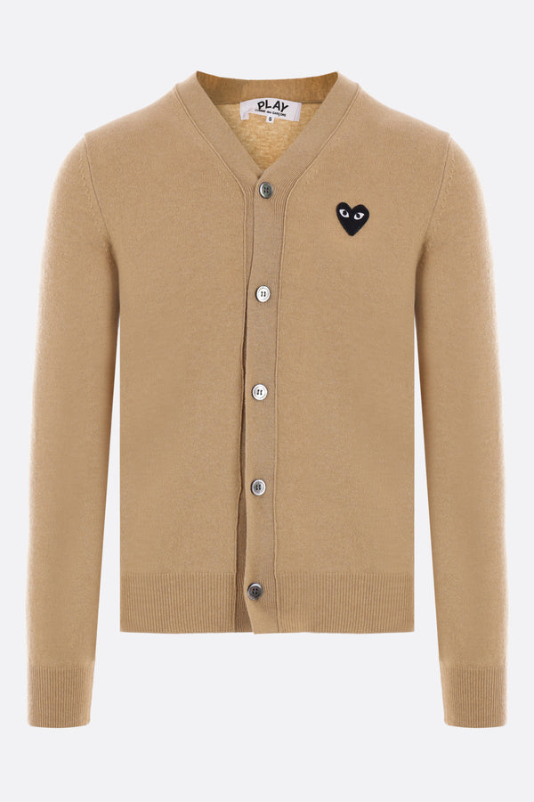 Cdg store beige cardigan