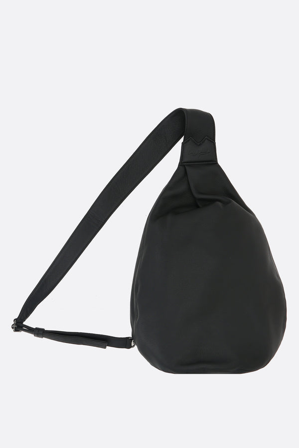 Y medium sling bag in grainy leather