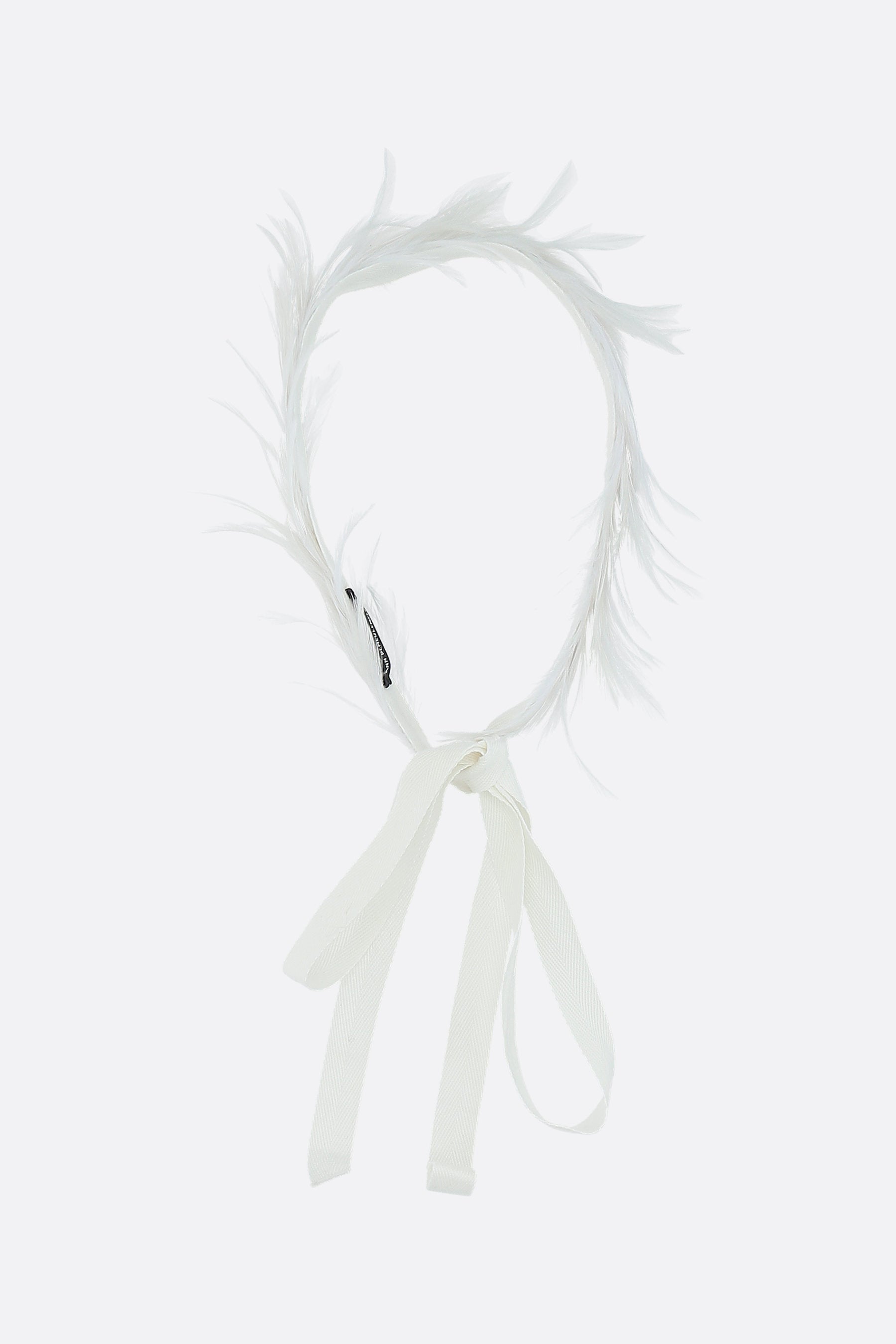Zena headband with feathers