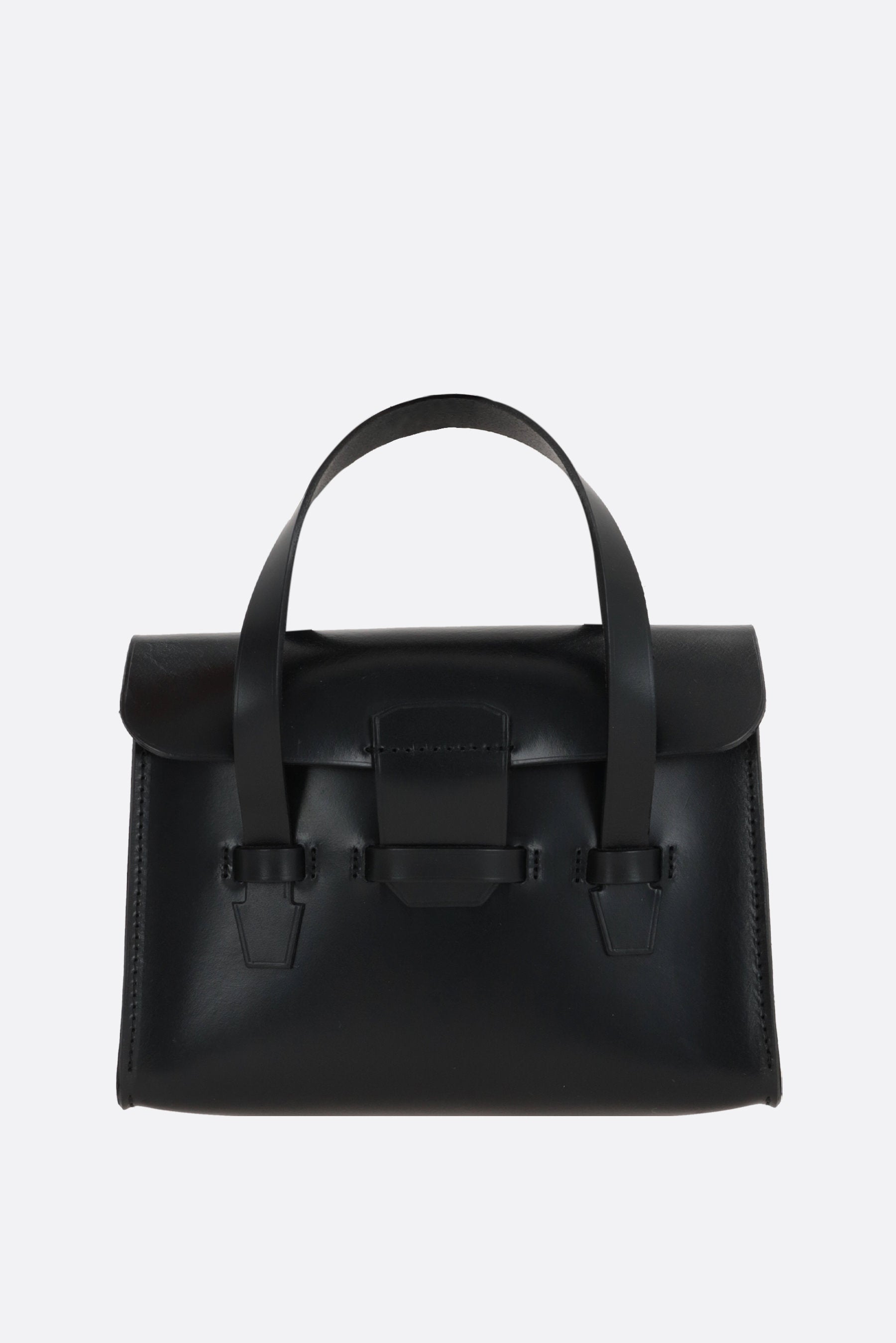 smooth leather mini handbag