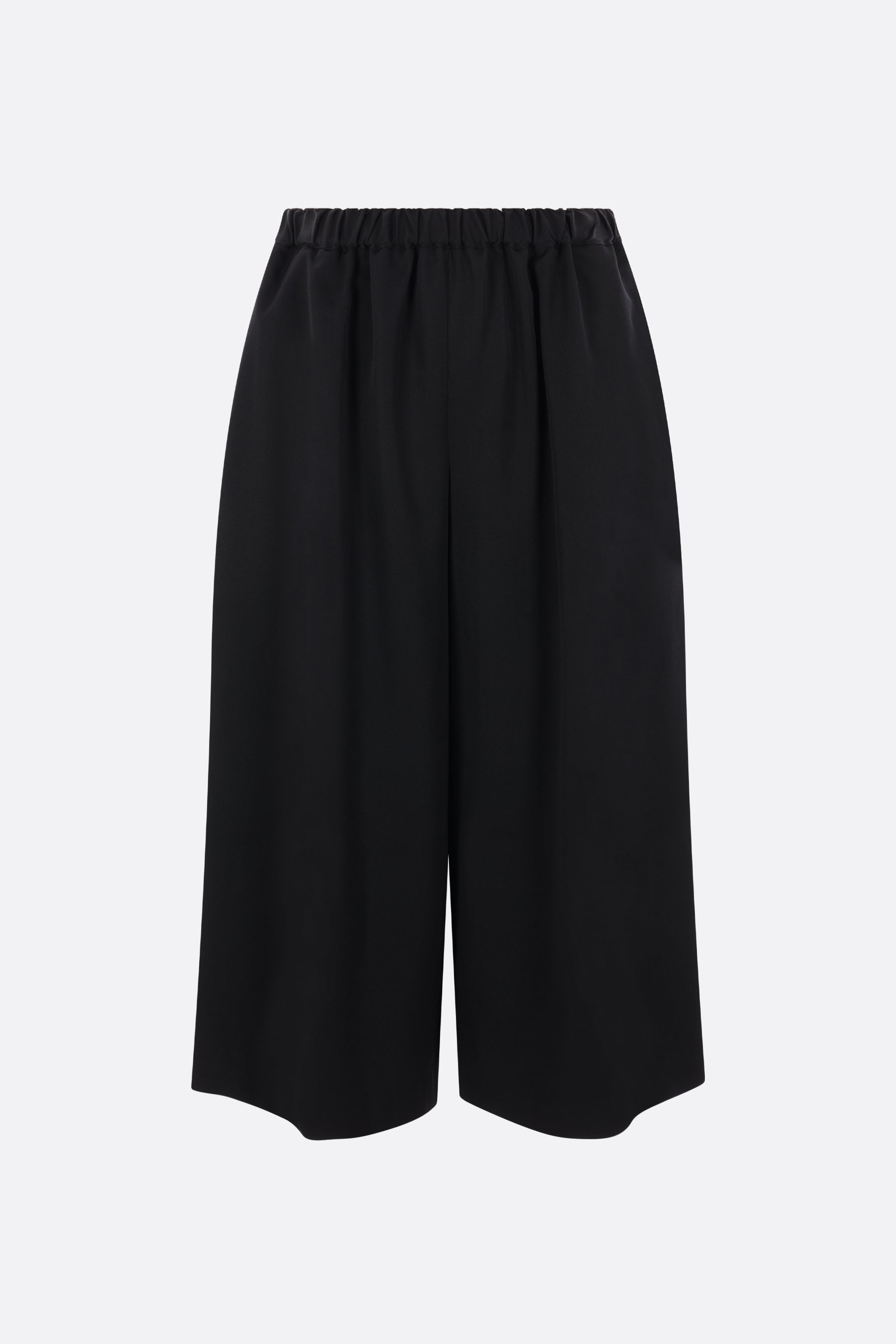 crop pants in wool gabardine