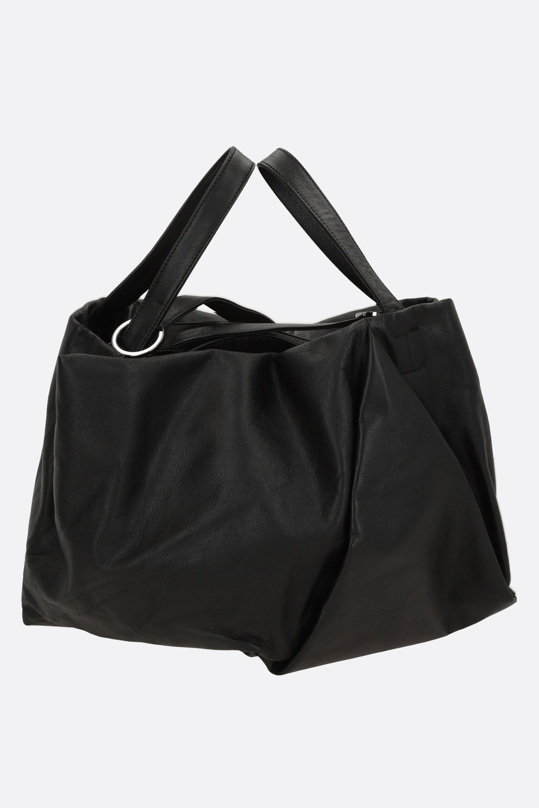 Tulip handbag in shiny leather