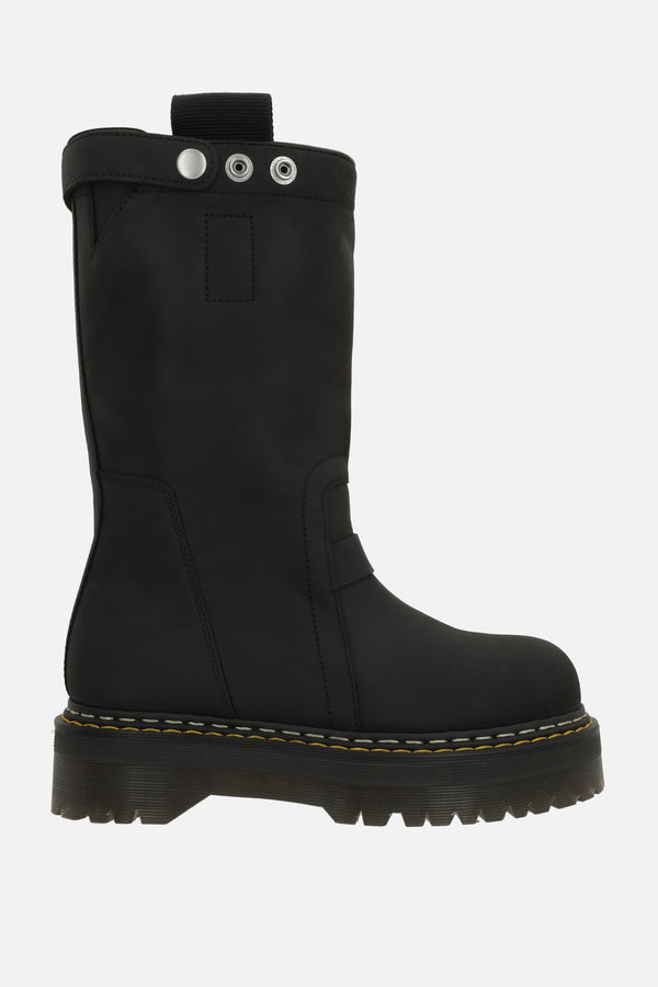 Quad Sole pull-on boots in nubuck