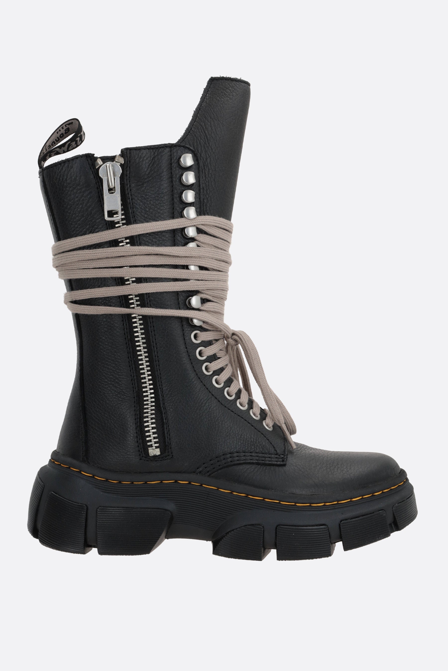 DMXL RO grainy leather boots
