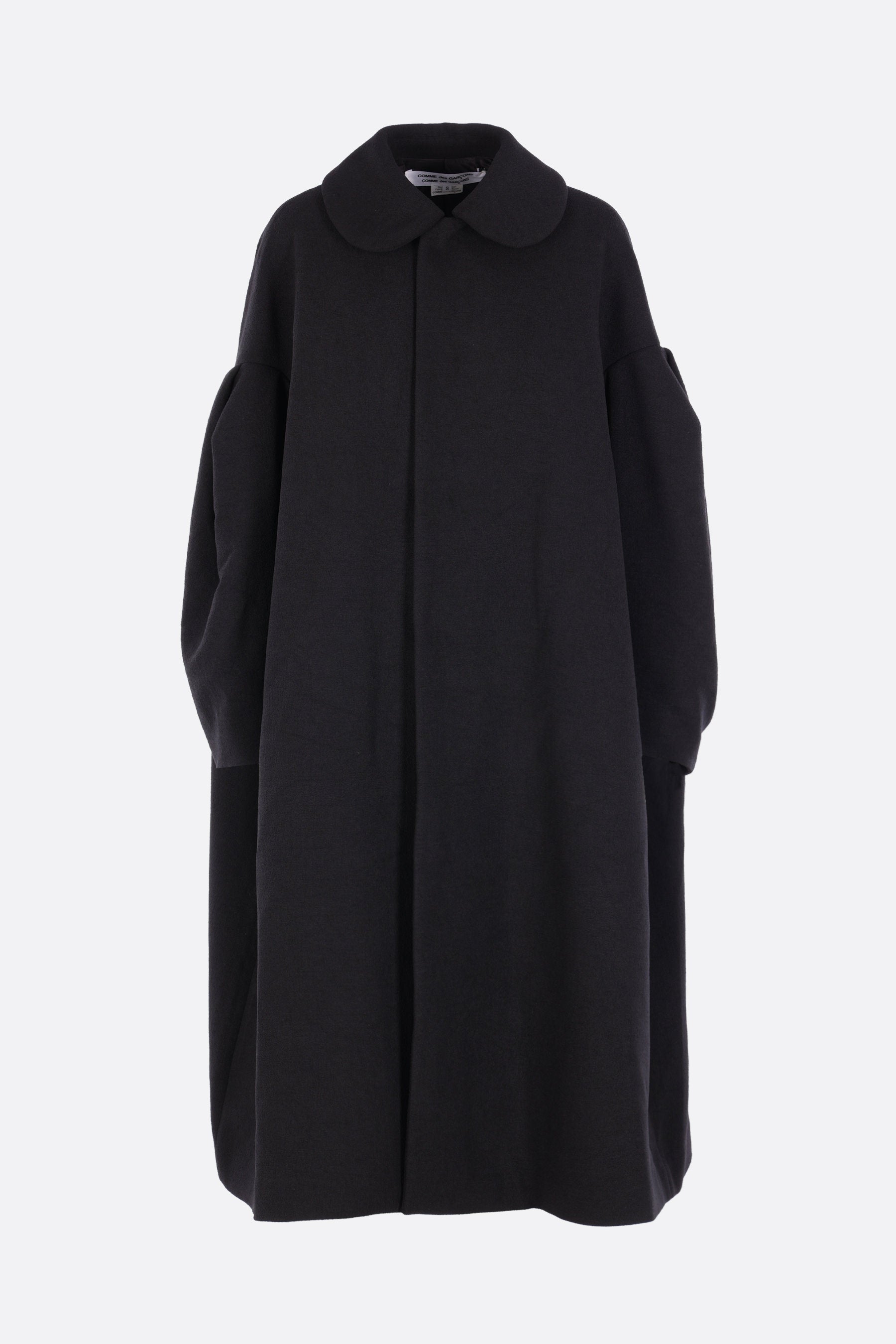 oversized coat in felt