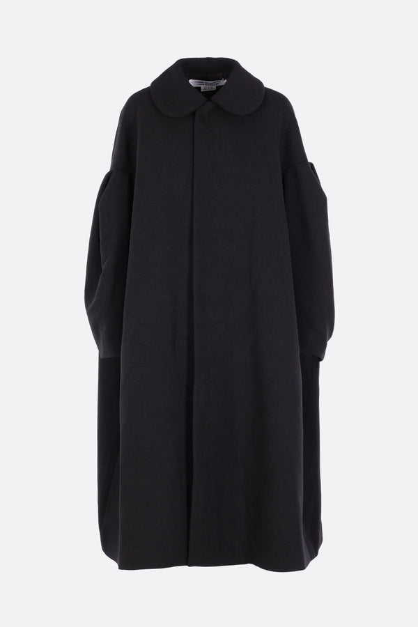 oversized coat in felt