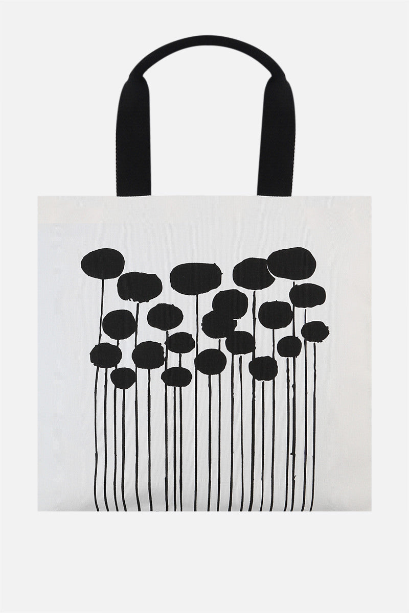 Poppy canvas shopping bag