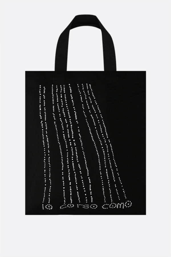 Dots canvas shopping bag