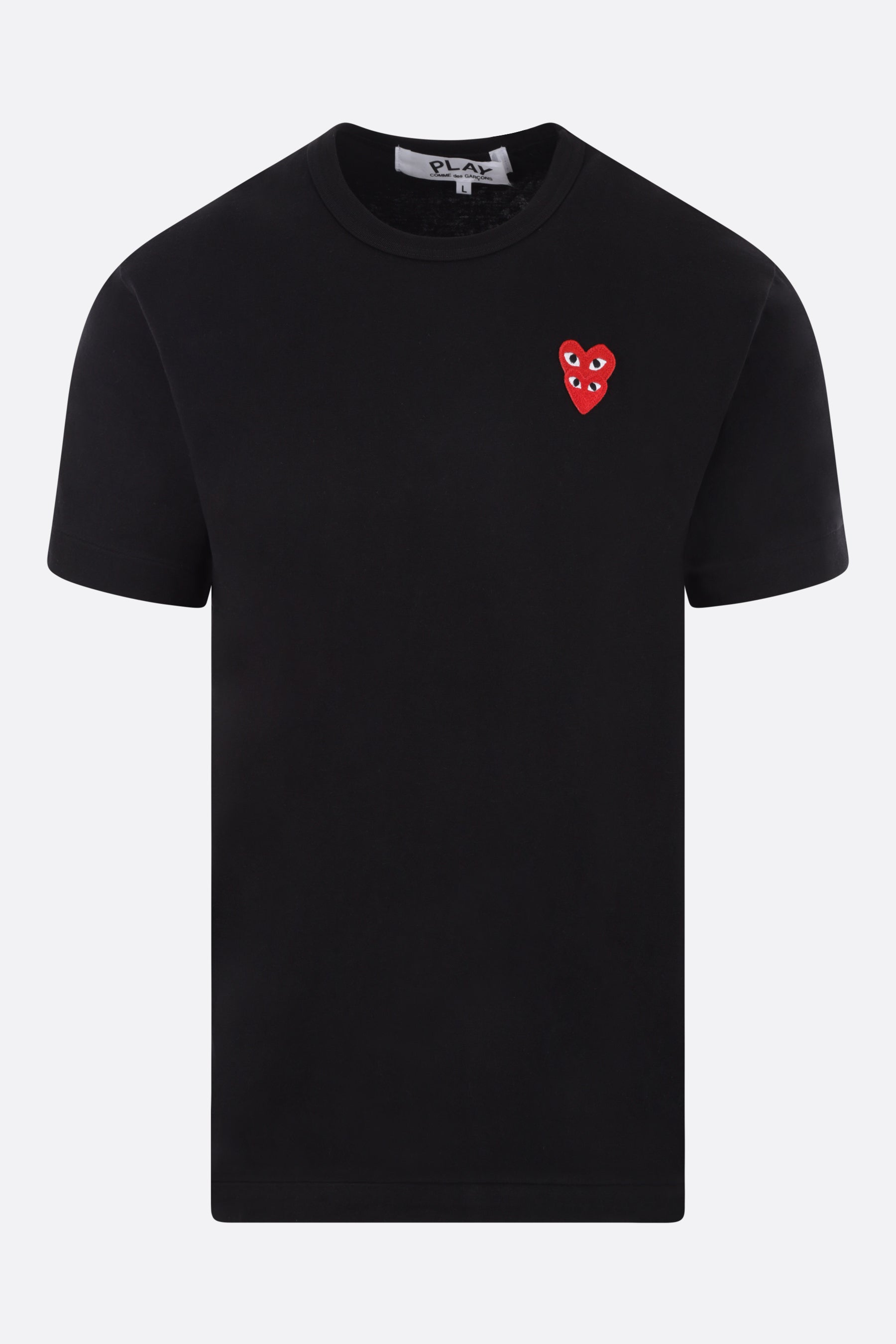 heart logo-detailed cotton t-shirt