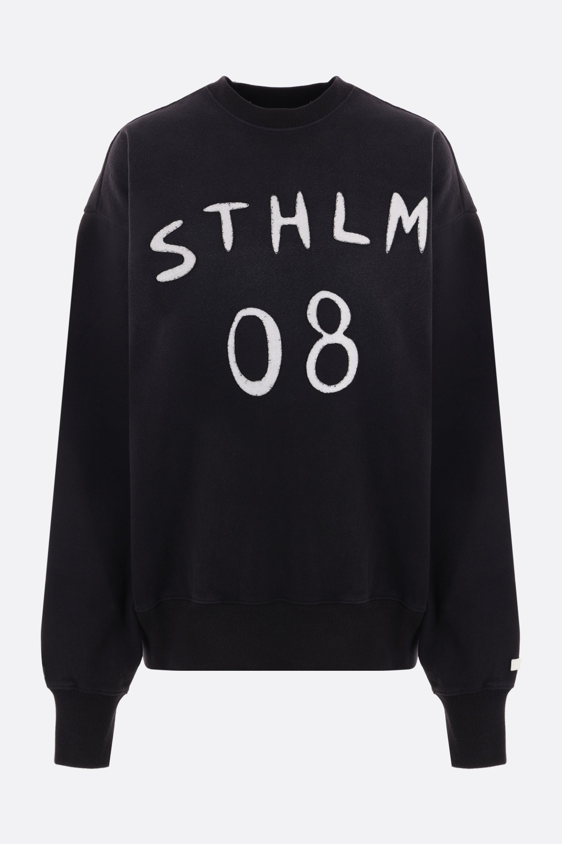 STHLM 08 patch cotton fleece sweatshirt