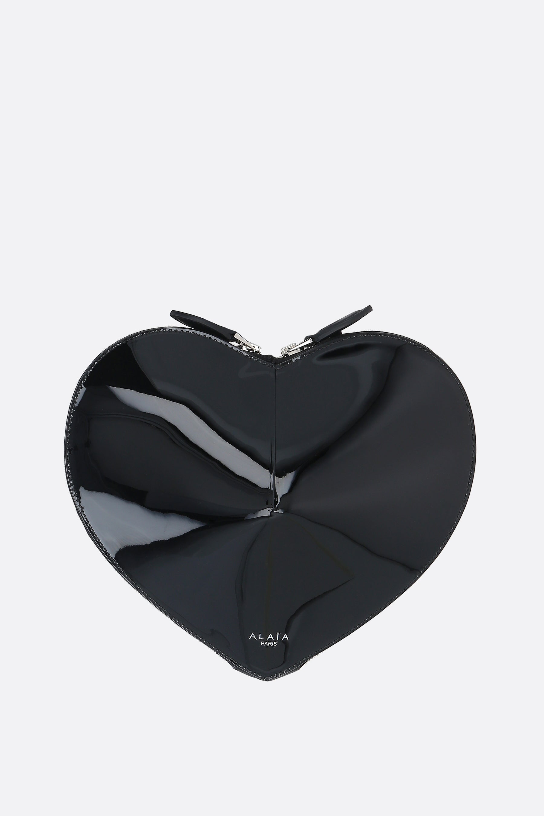 Le Cœur patent leather shoulder bag